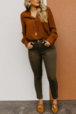 Kan Can Denim | High Rise Utility Ankle Skinny Jeans KC9305OL