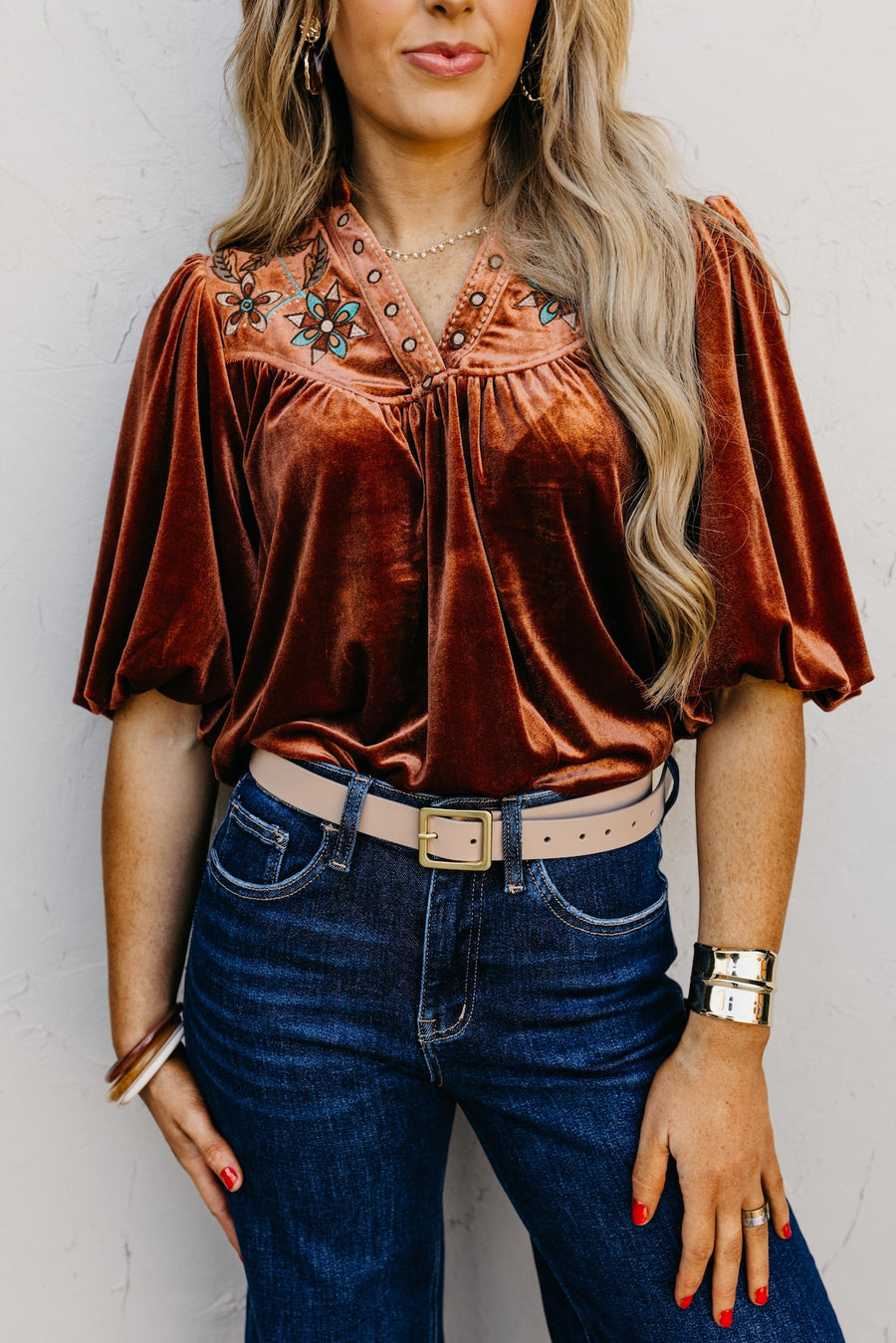 The Corrine Square Buckle Belt