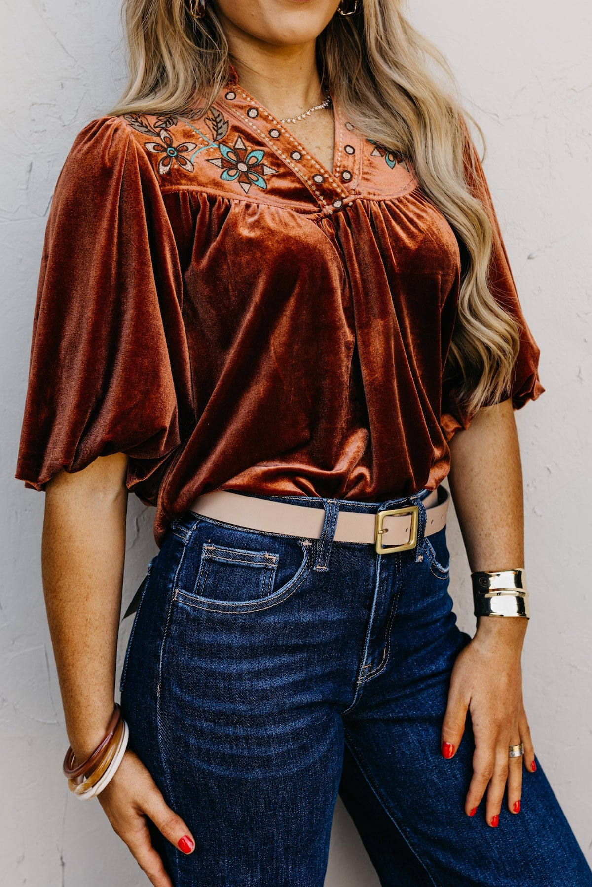 The Corrine Square Buckle Belt