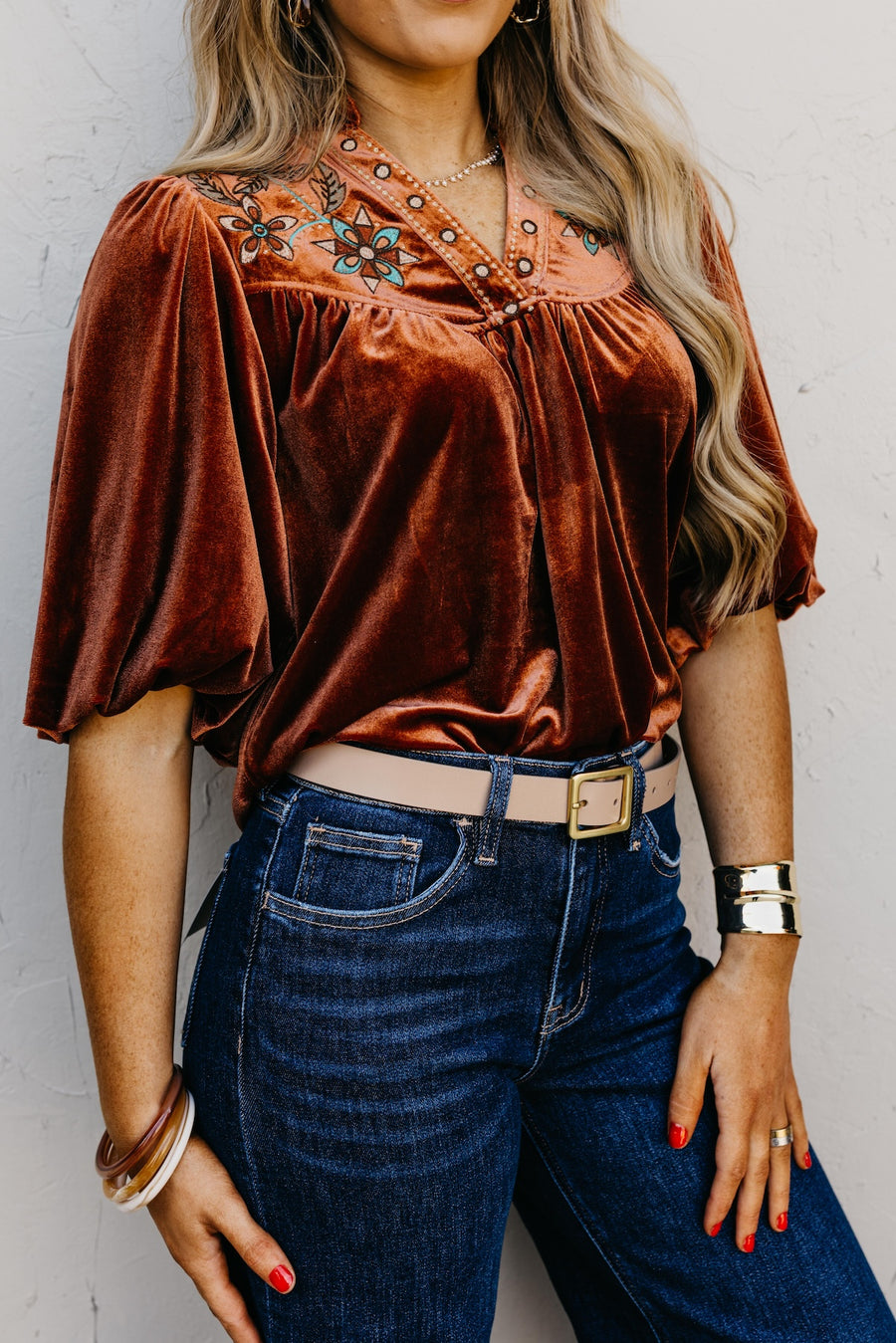 The Corrine Square Buckle Belt