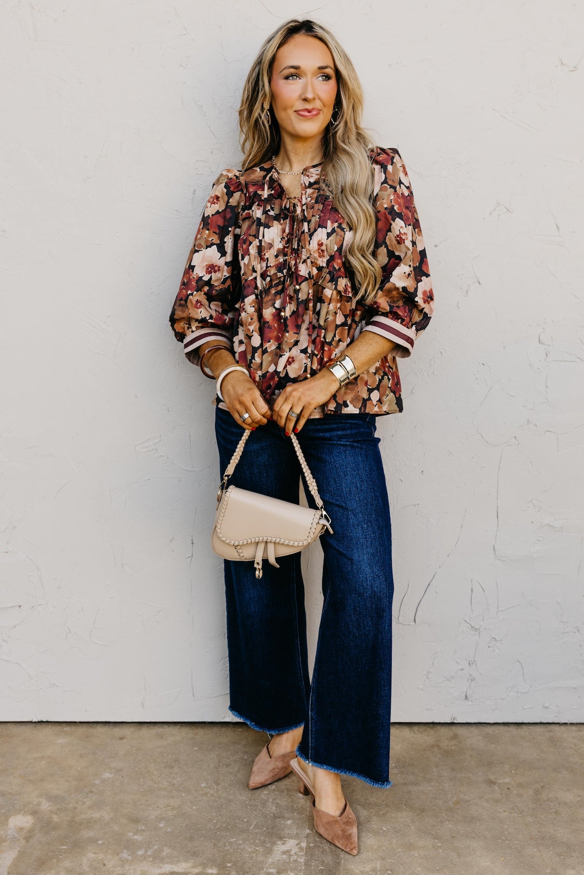 The Ivy Floral Peplum Top