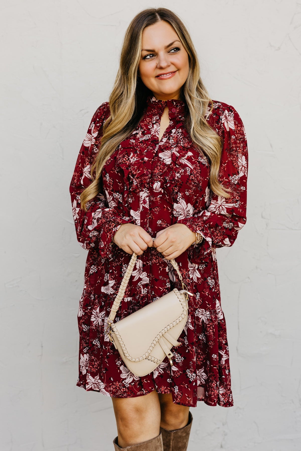 The Cordie Ruffle Mini Dress
