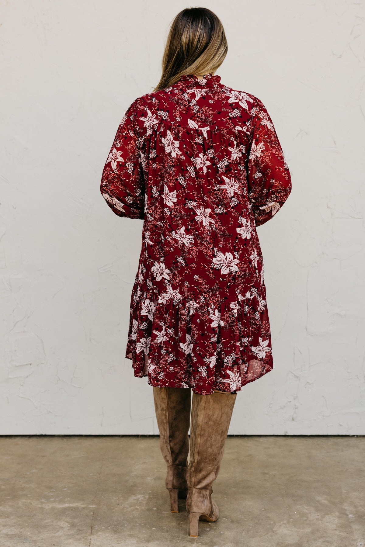 The Cordie Ruffle Mini Dress