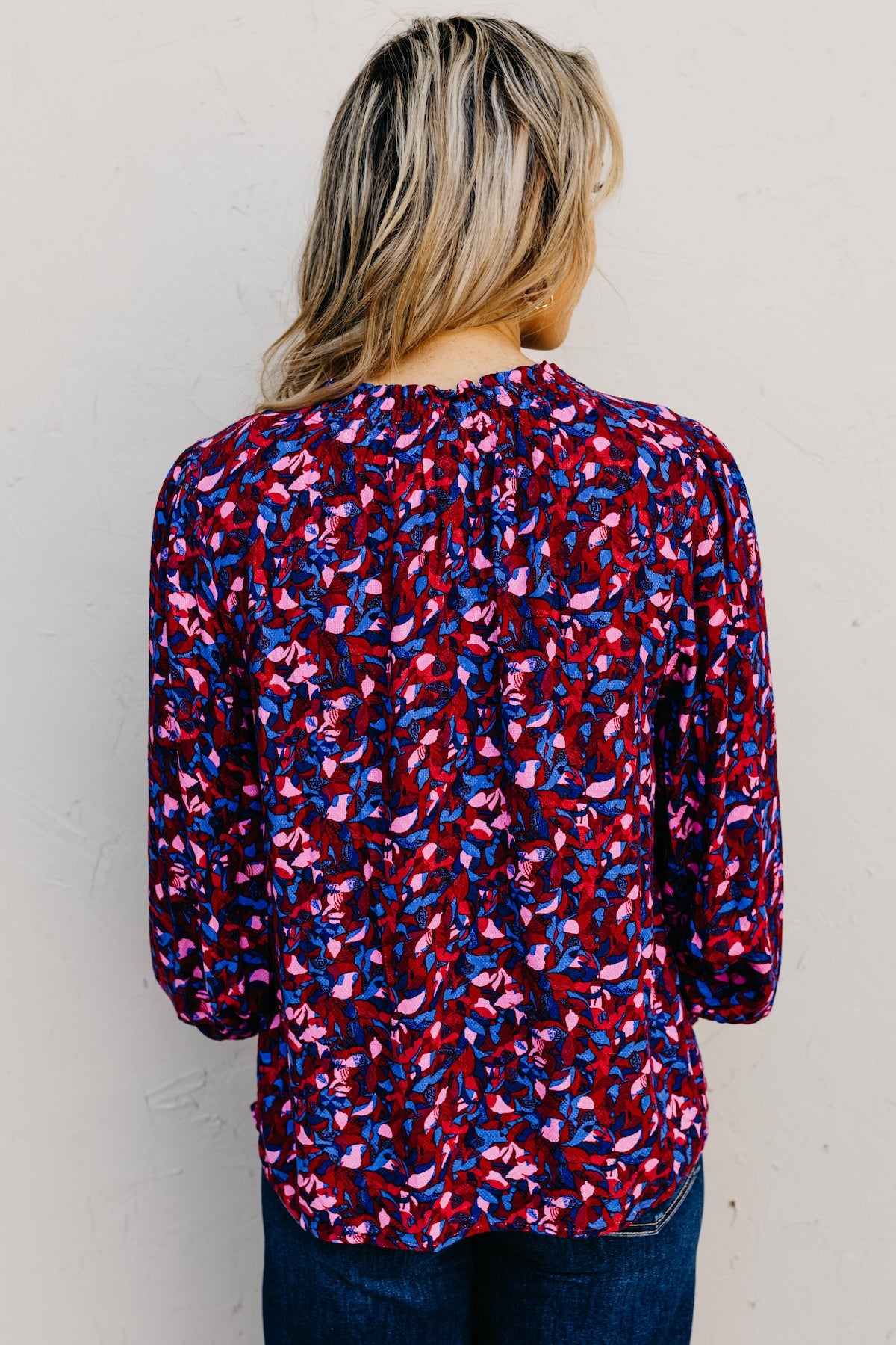 The Bodie Floral Ruffle Top