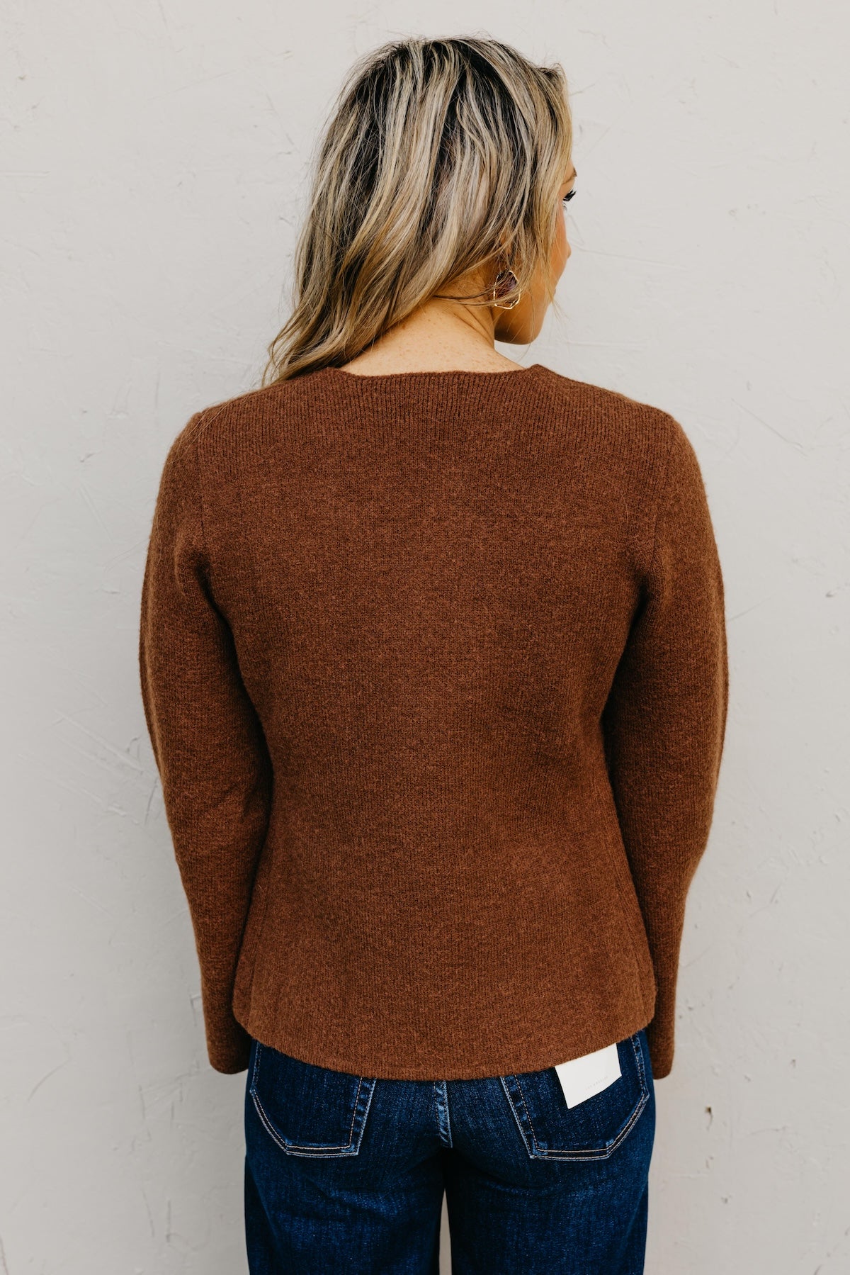 The Ameer Gold Button Cardigan