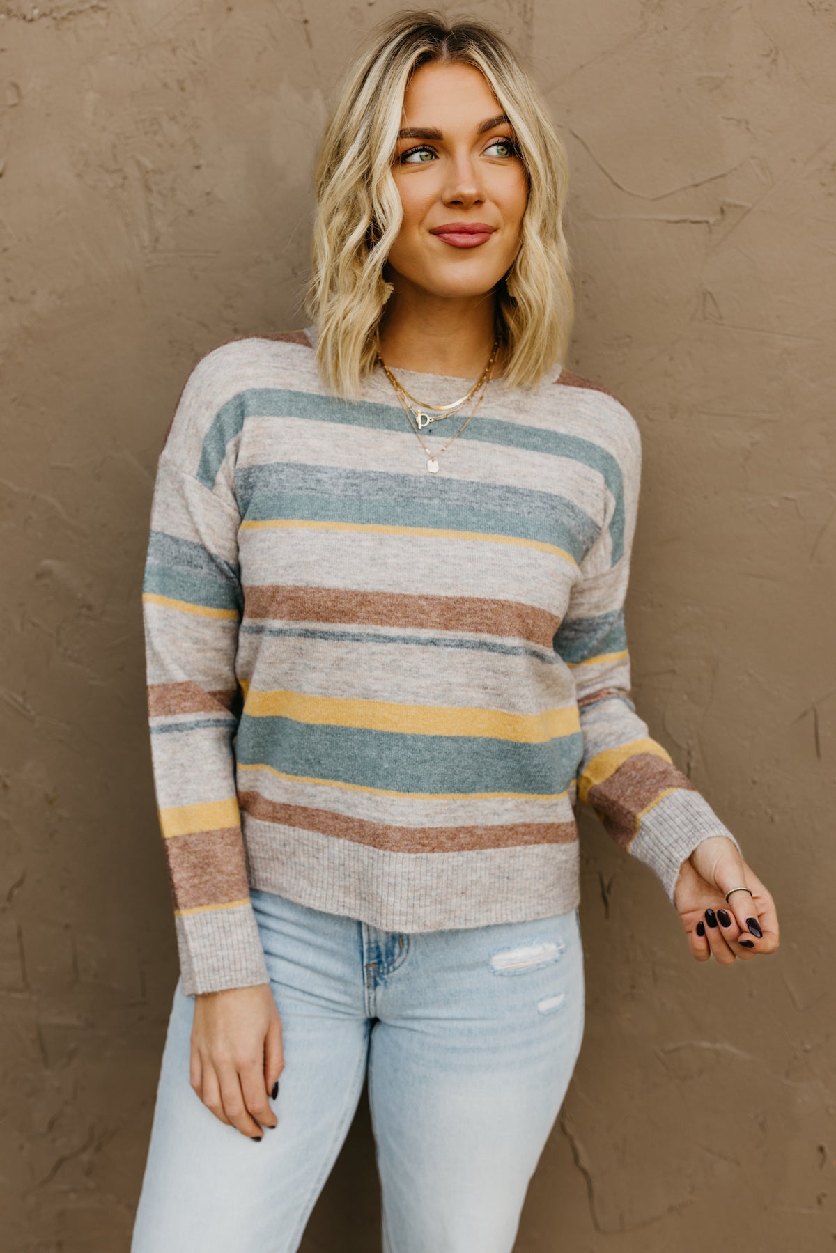 The Parker Striped Sweater  - FINAL SALE