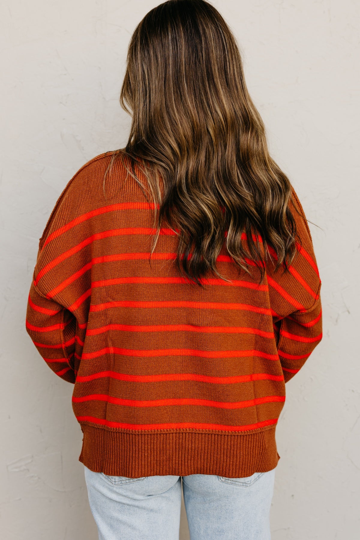 The Gracie Striped Pullover Sweater