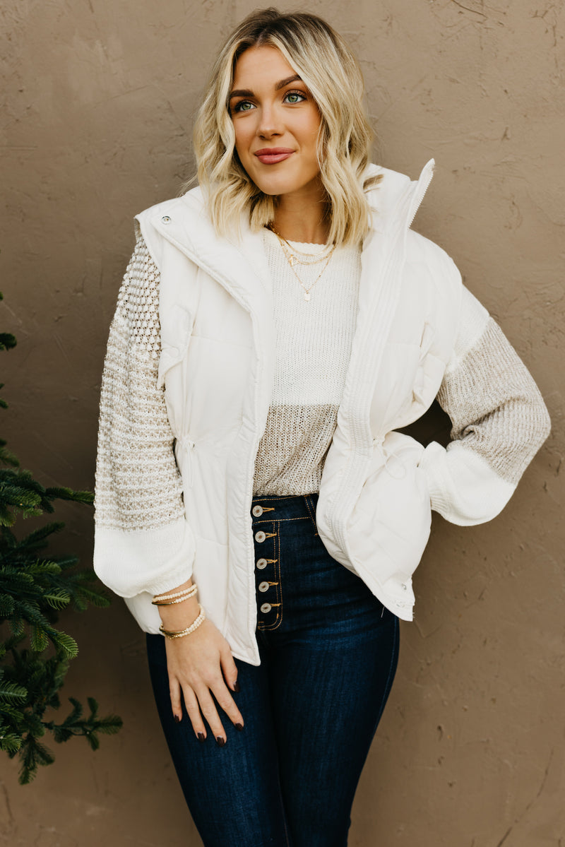 The Joshua Drawstring Puffer Vest