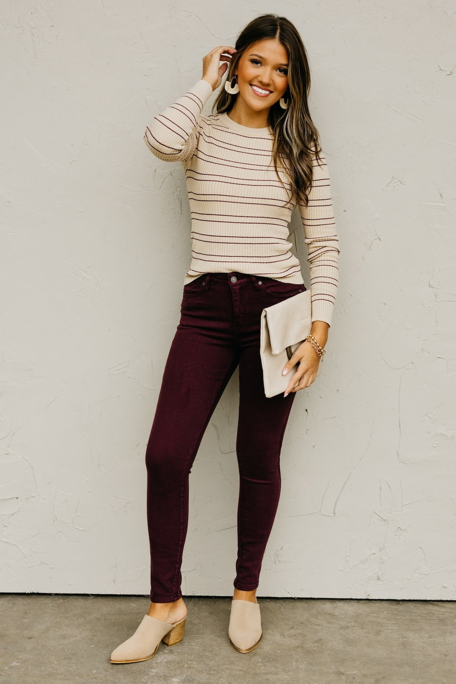 The Tonya Ribbed Stripe Sweater