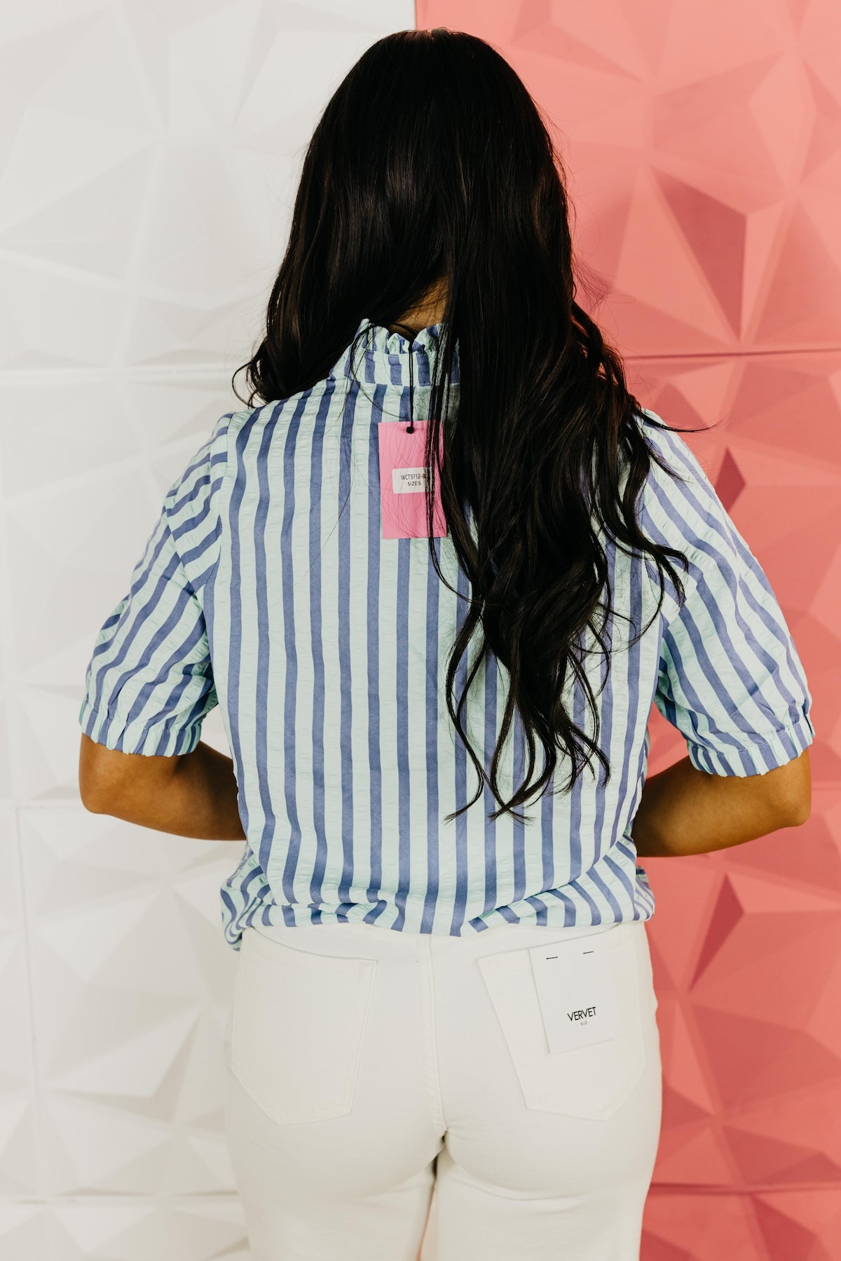 The Eliana Striped Button Down Top