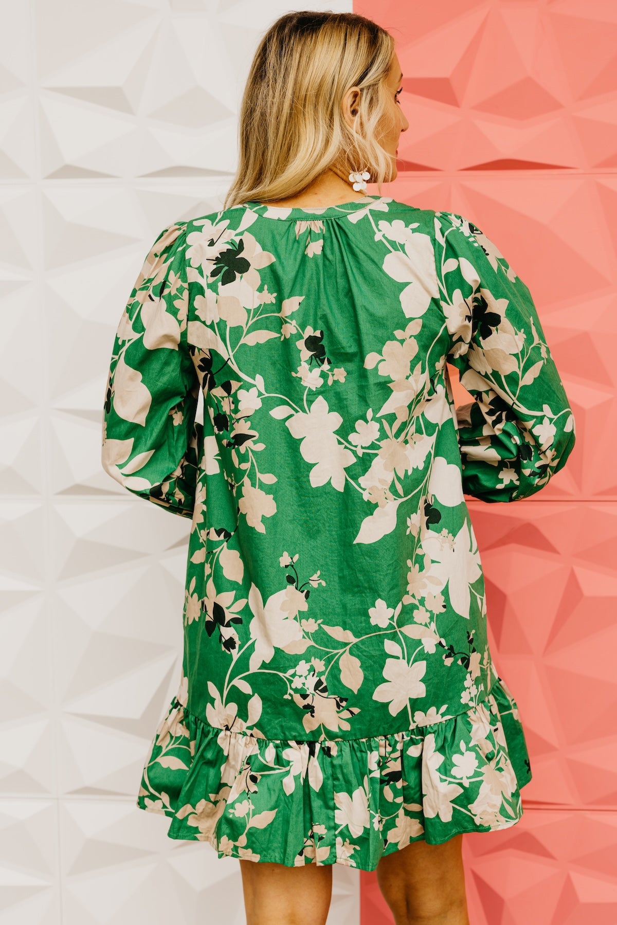 The Easton Floral Ruffle Mini Dress