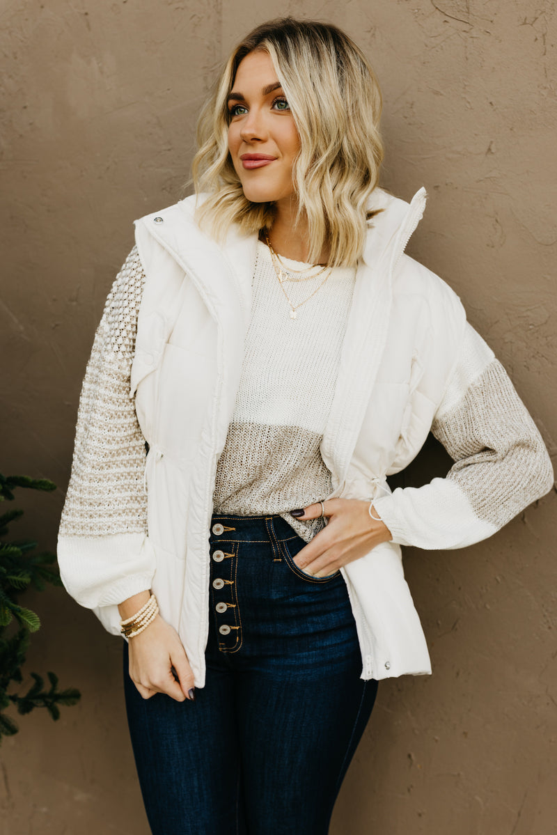 The Joshua Drawstring Puffer Vest