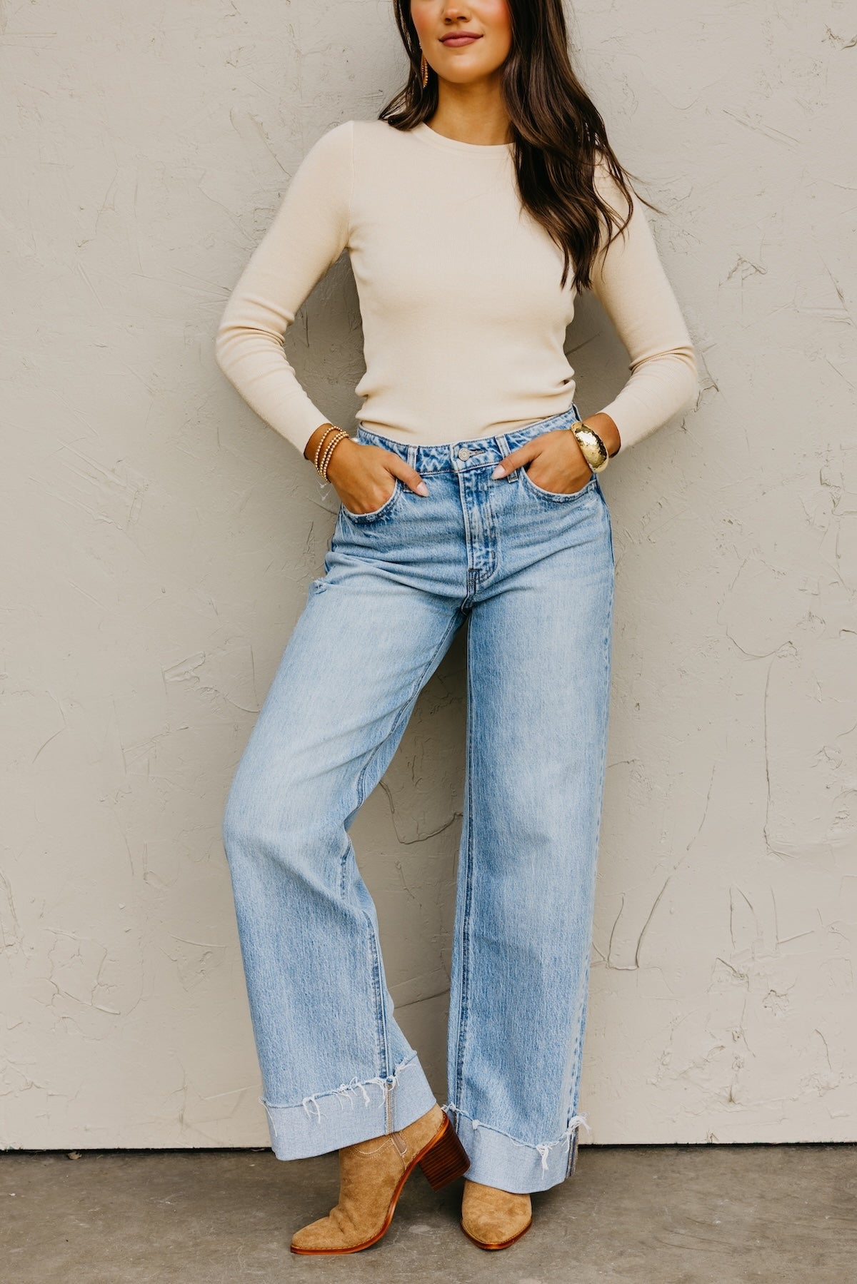 Vervet Denim | The Casey Cuffed Baggy Denim