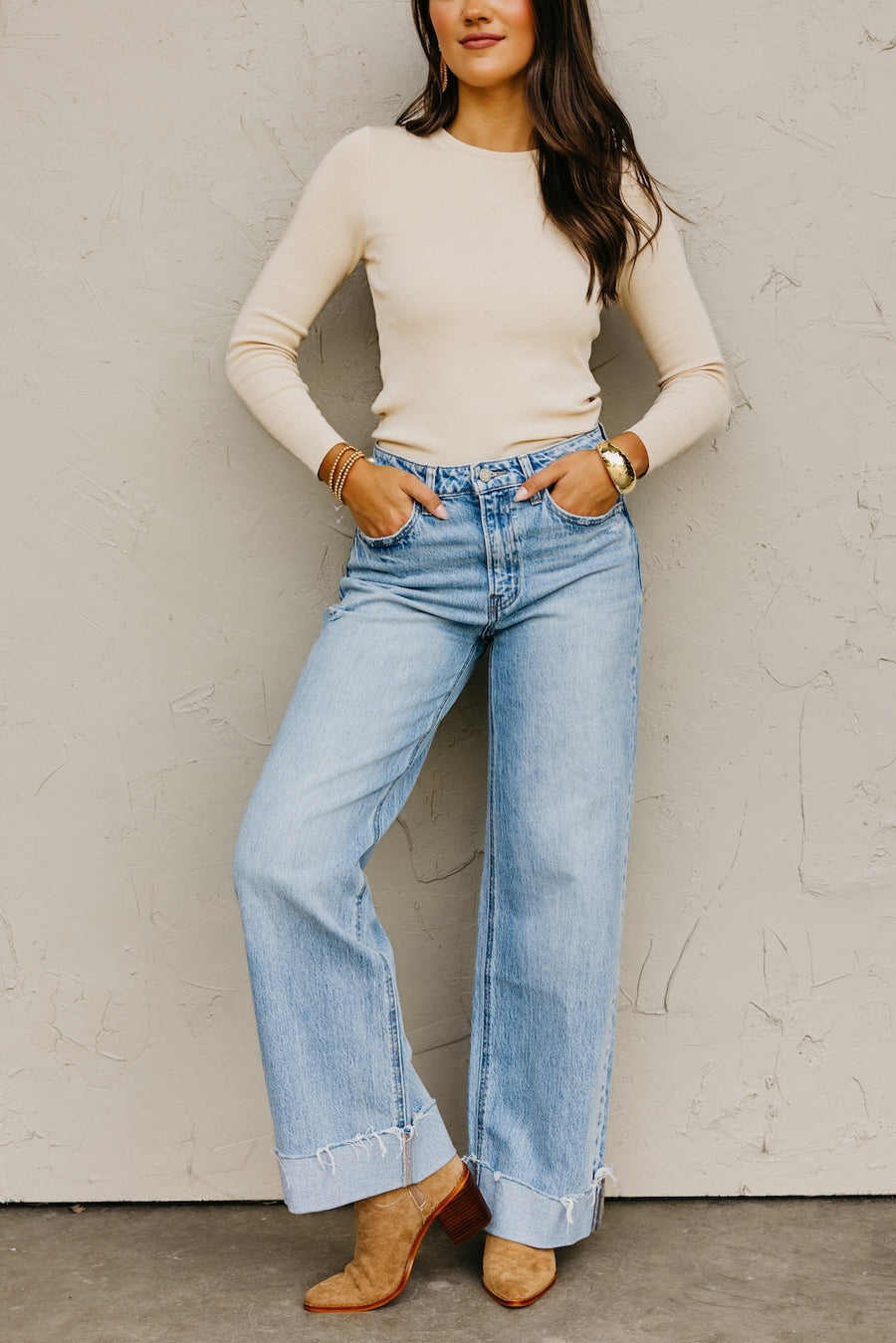 Vervet Denim | The Casey Cuffed Baggy Denim