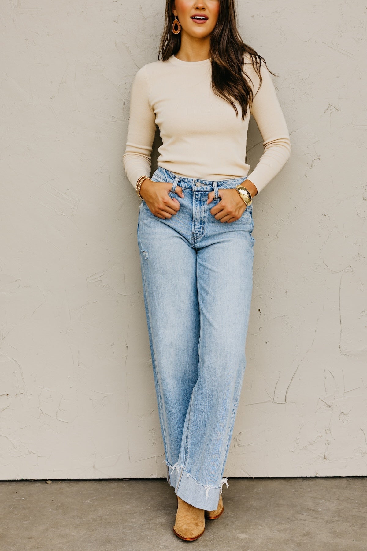 Vervet Denim | The Casey Cuffed Baggy Denim