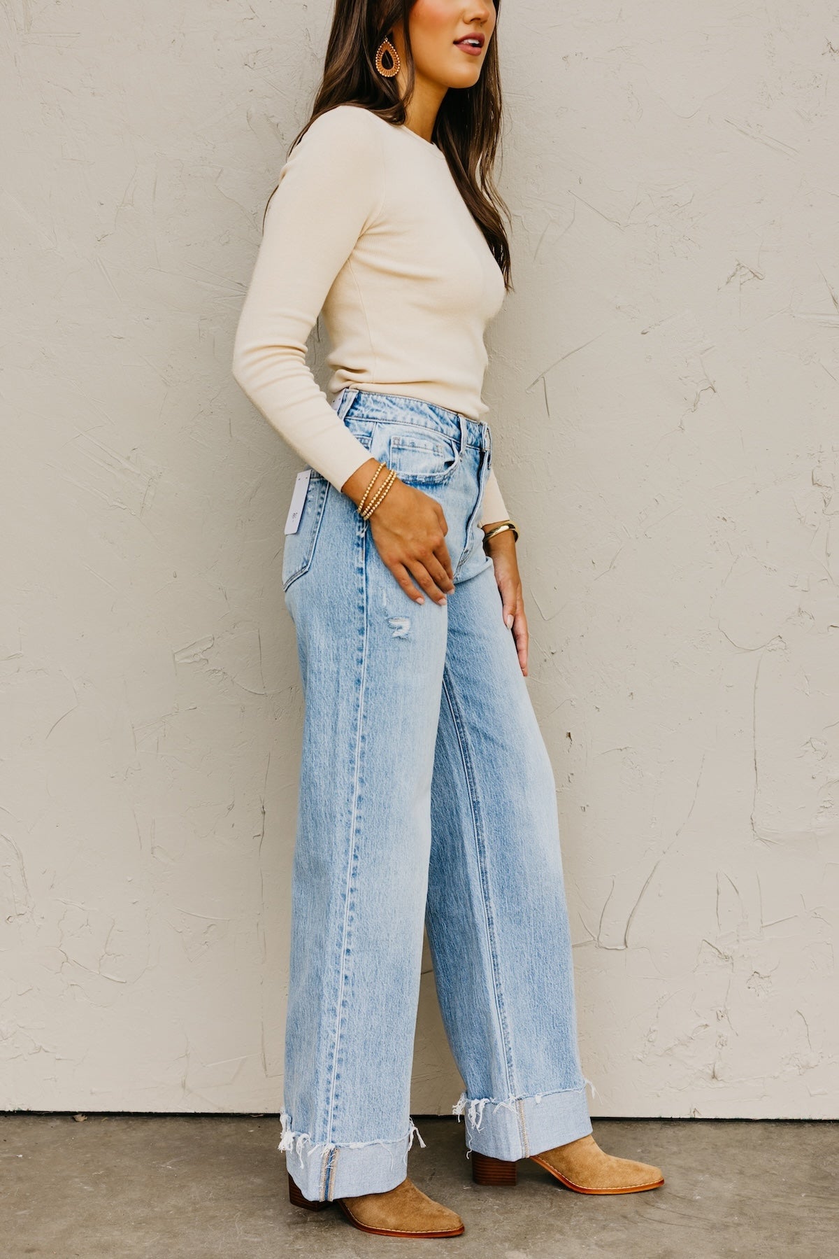 Vervet Denim | The Casey Cuffed Baggy Denim