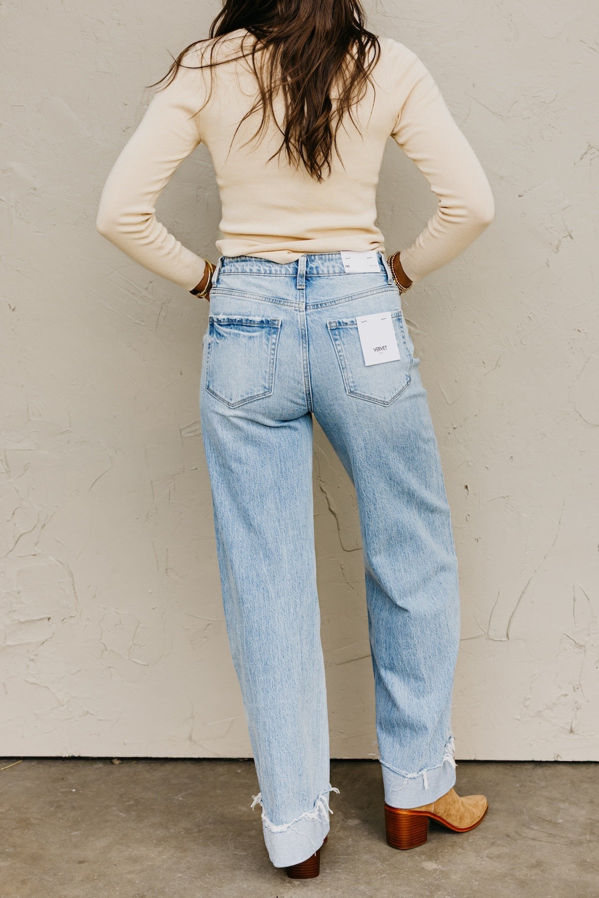 Vervet Denim | The Casey Cuffed Baggy Denim