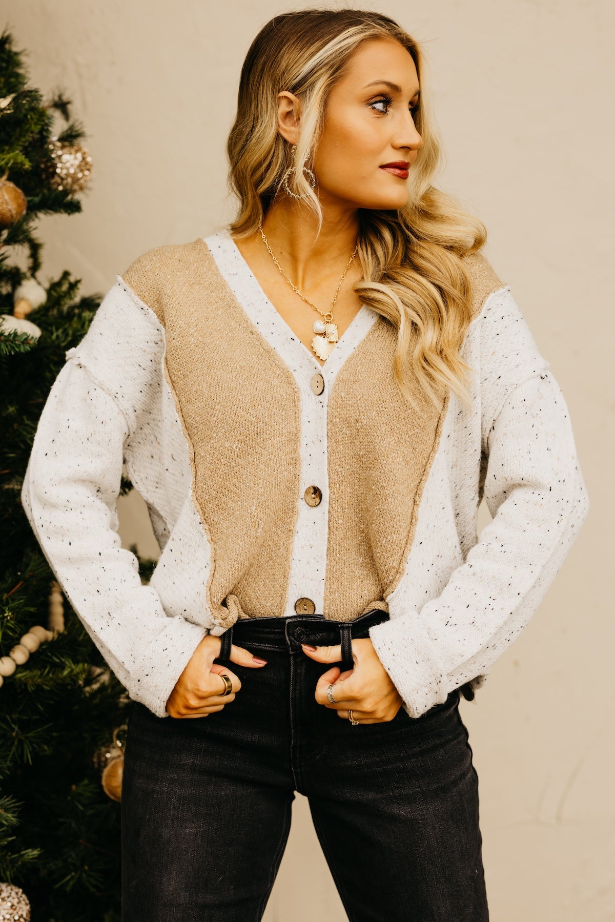 The Kaysen Funfetti Block Cardigan