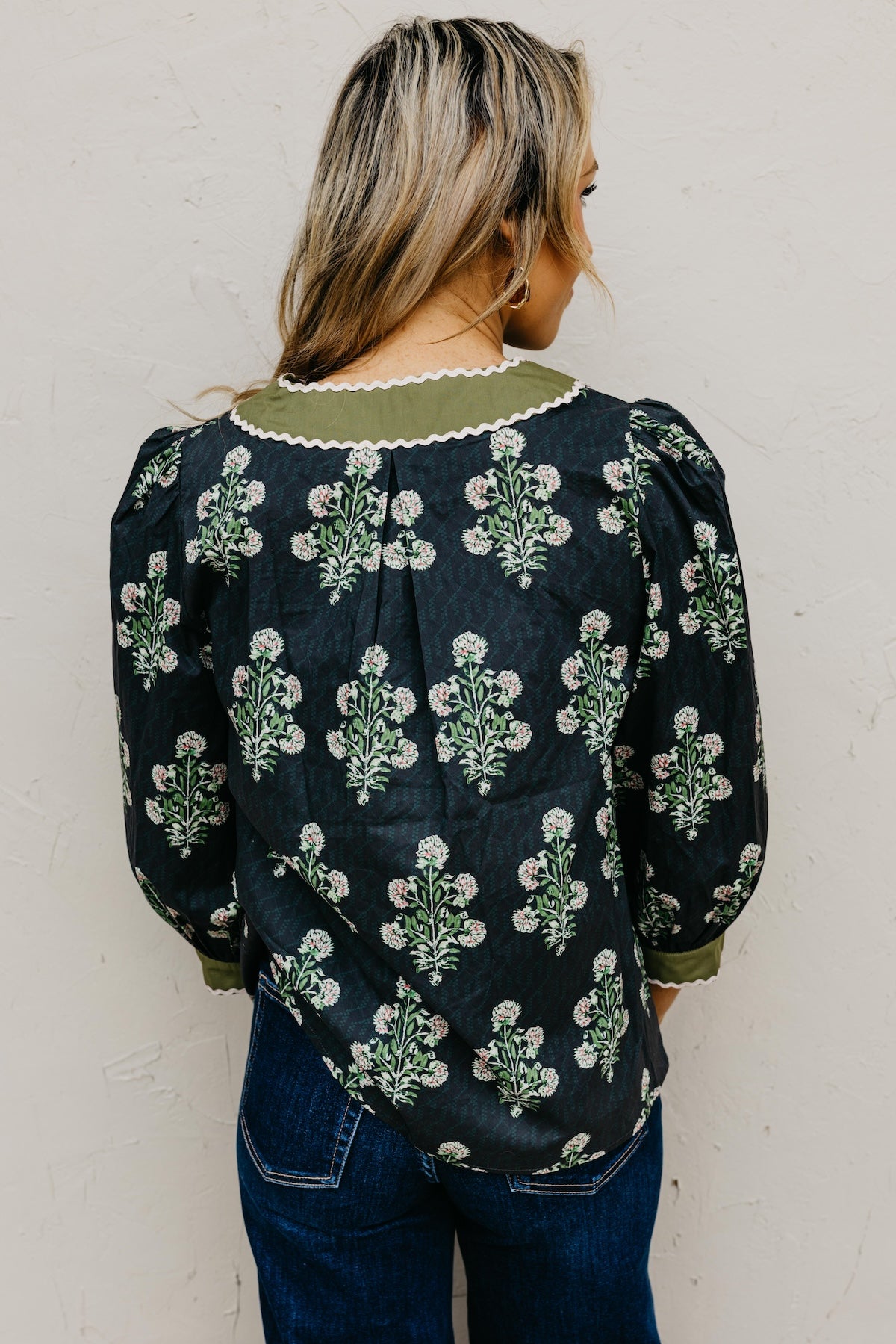 The Rowe Floral Woven Top