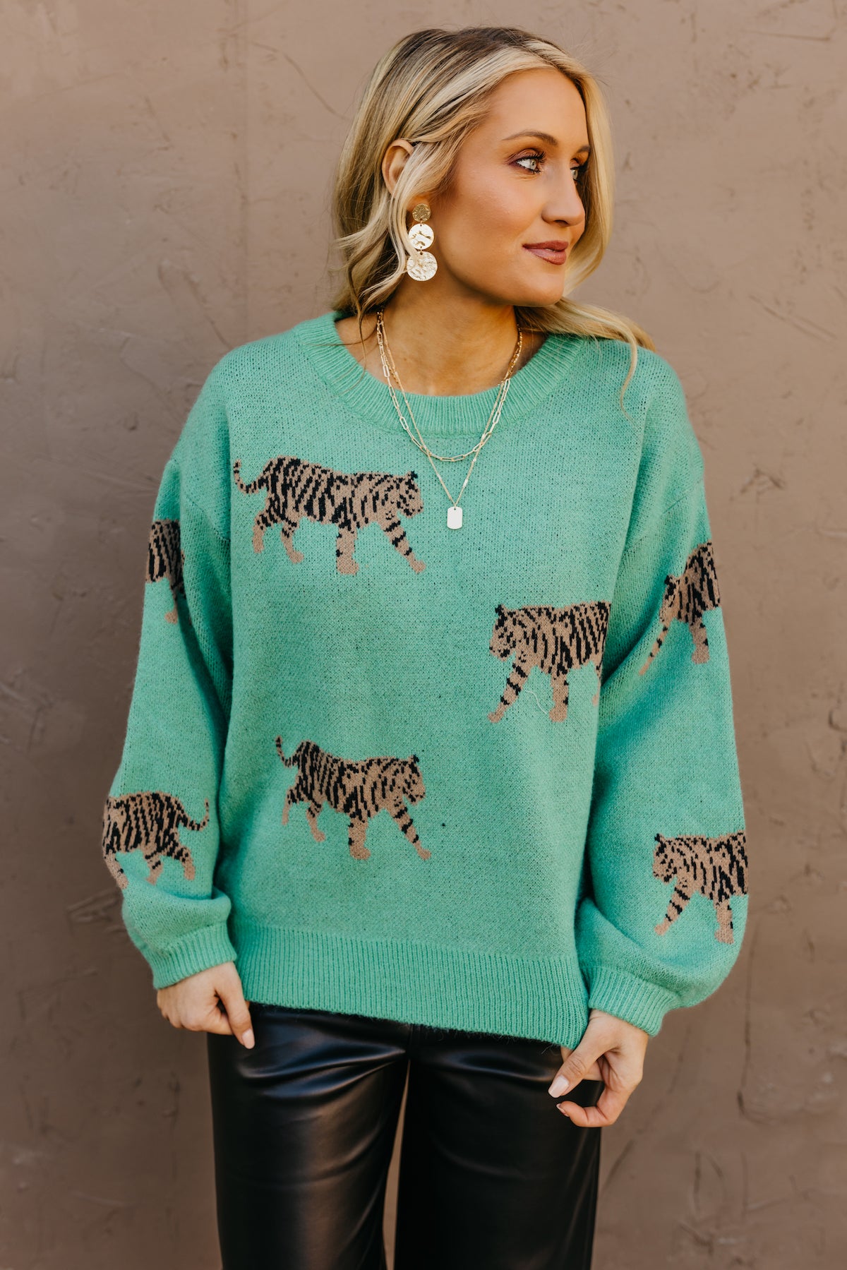 The Merrick Animal Pattern Sweater