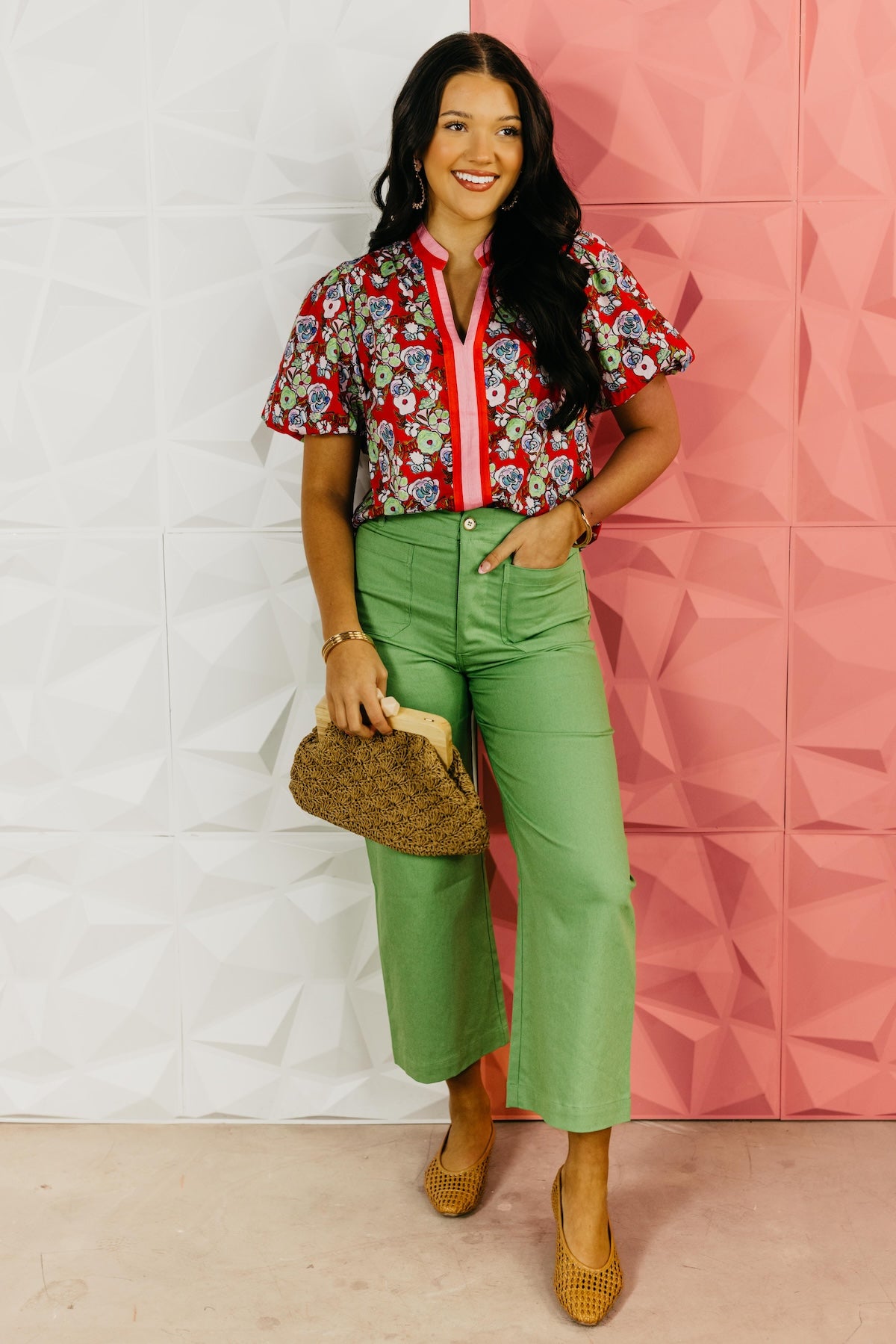 The Lucy Puff Sleeve Floral Top