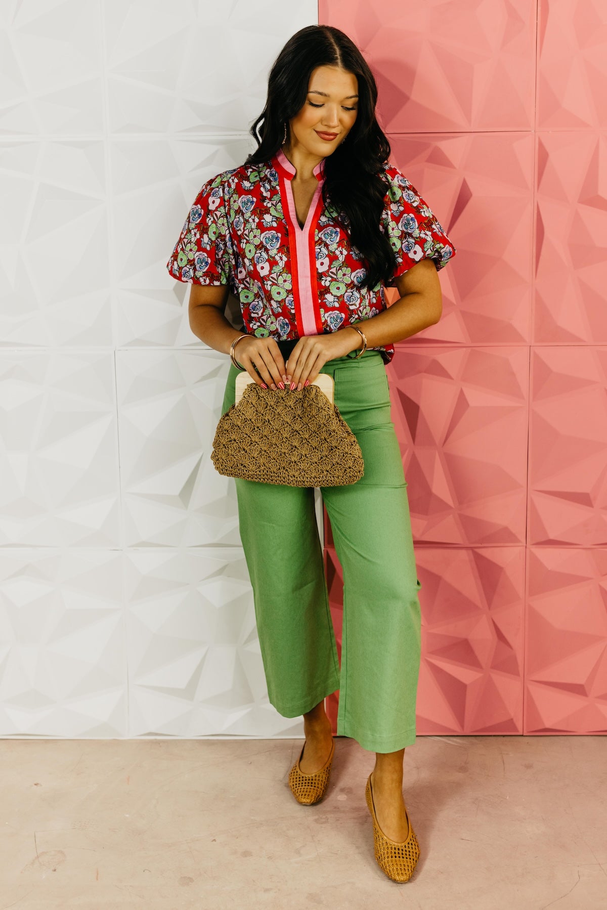 The Lucy Puff Sleeve Floral Top