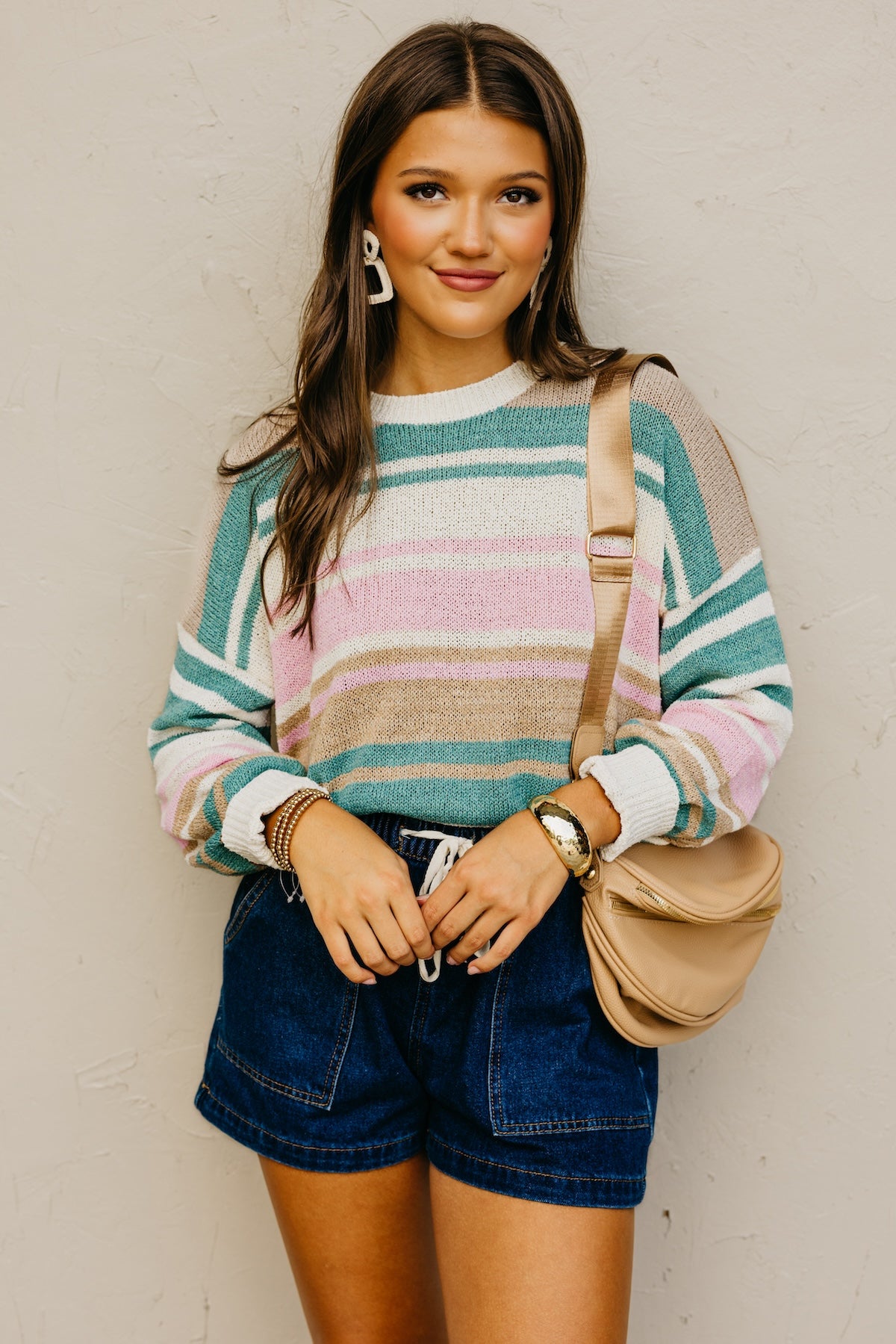 Wishlist | The Esme Color Block Striped Sweater