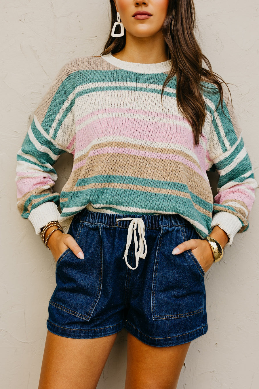 Wishlist | The Madisyn Drawstring Denim Shorts