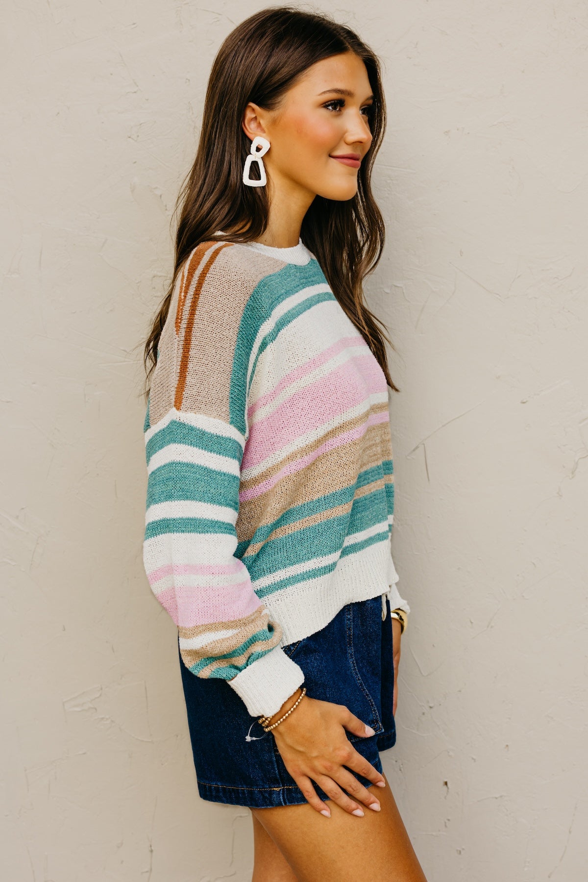 Wishlist | The Esme Color Block Striped Sweater