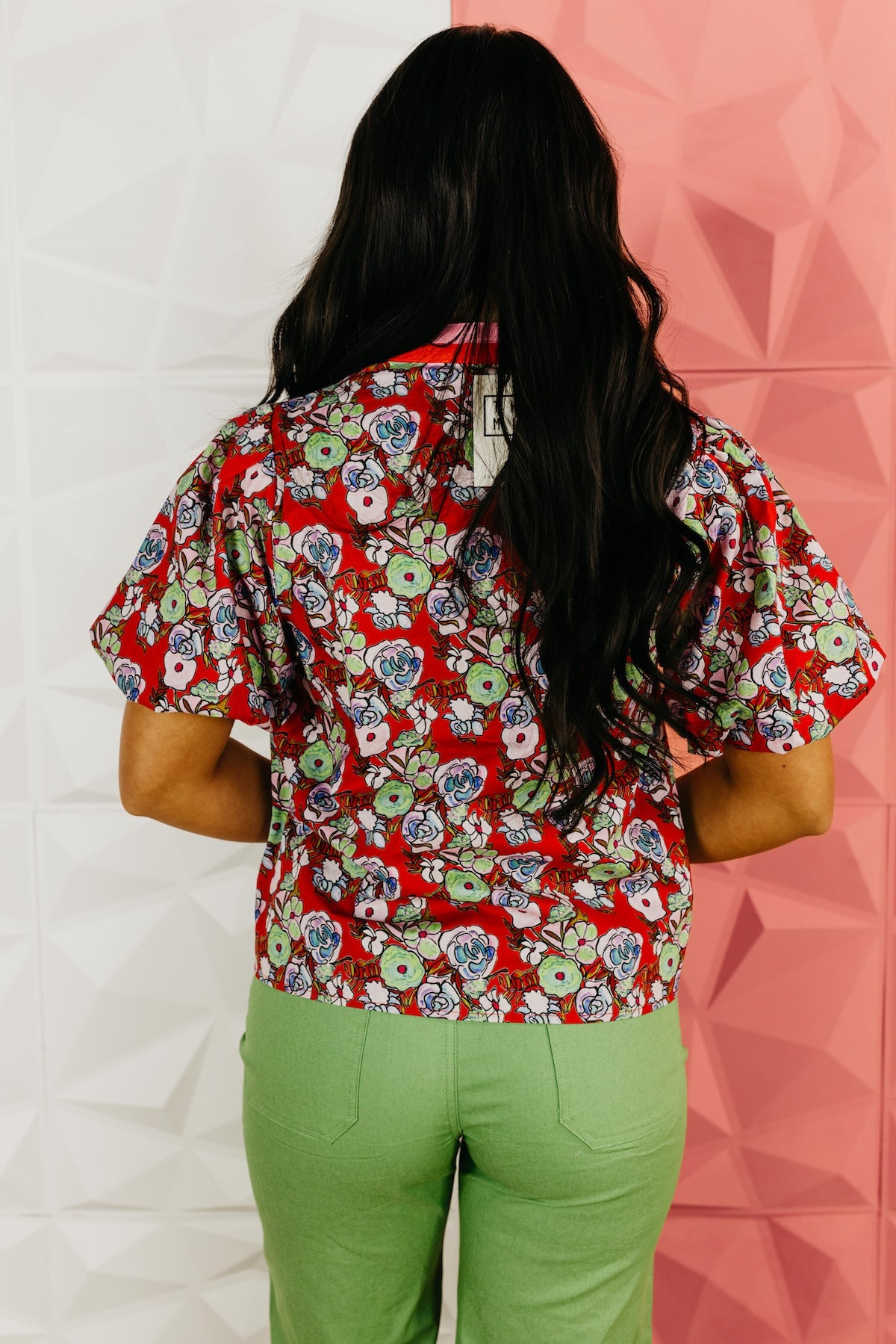 The Lucy Puff Sleeve Floral Top