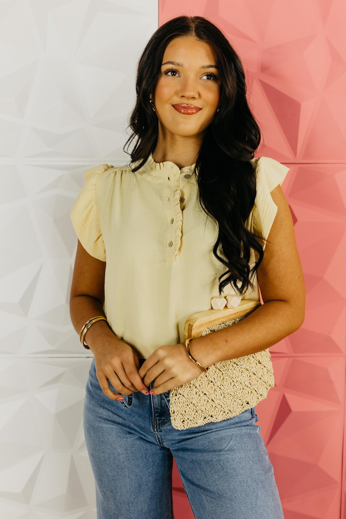 The Lee Ruffle Blouse