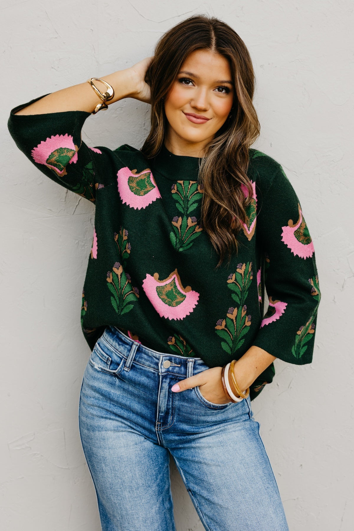 The Rowdy Floral Sweater