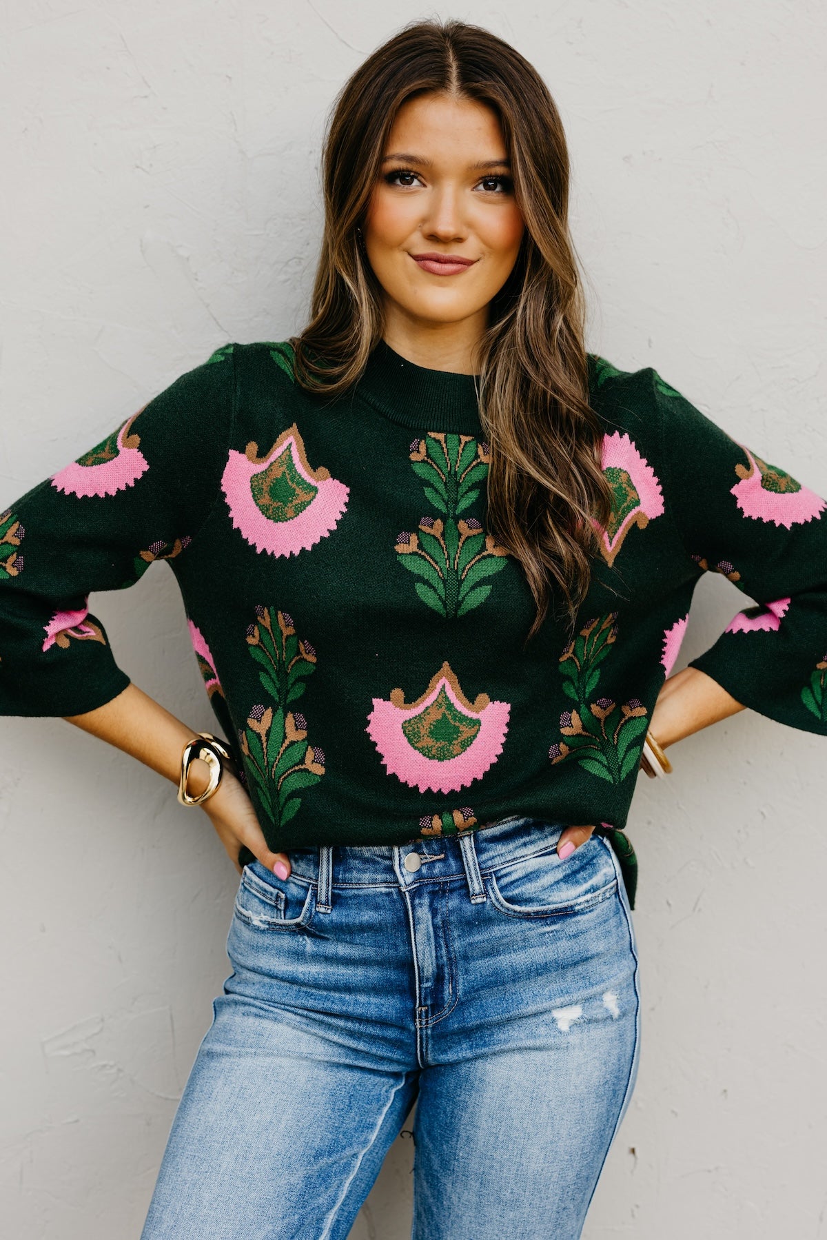 The Rowdy Floral Sweater