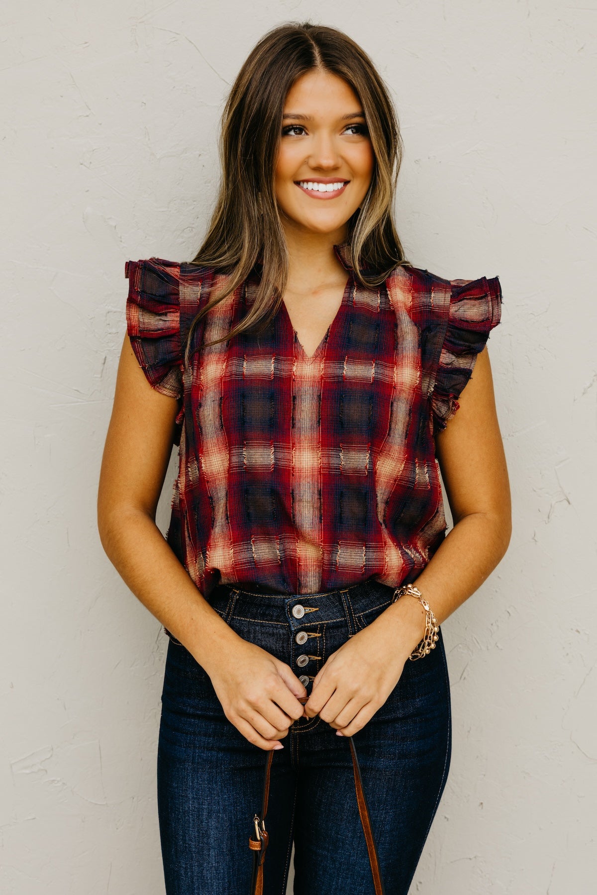 The Patrick Plaid Top
