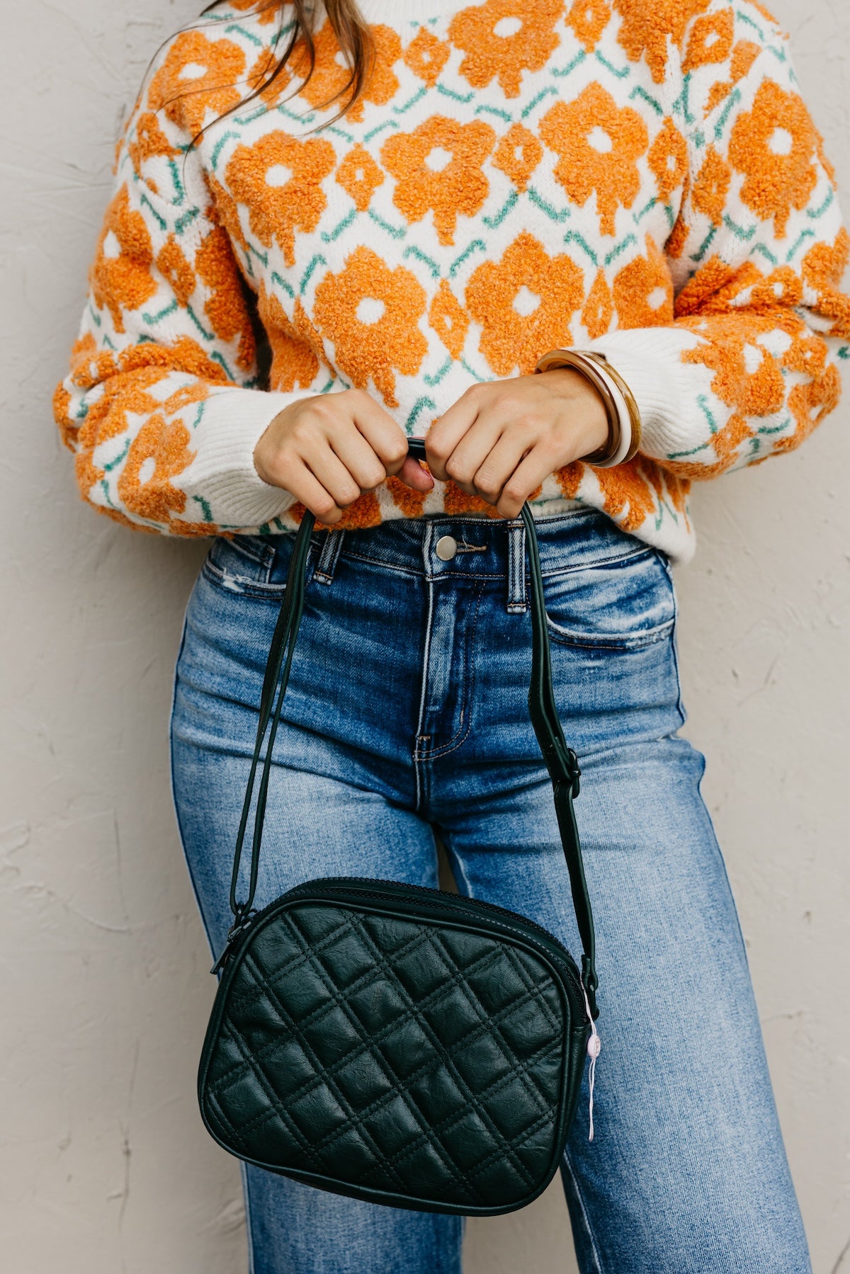 The Minnie Quilted Crossbody Bag