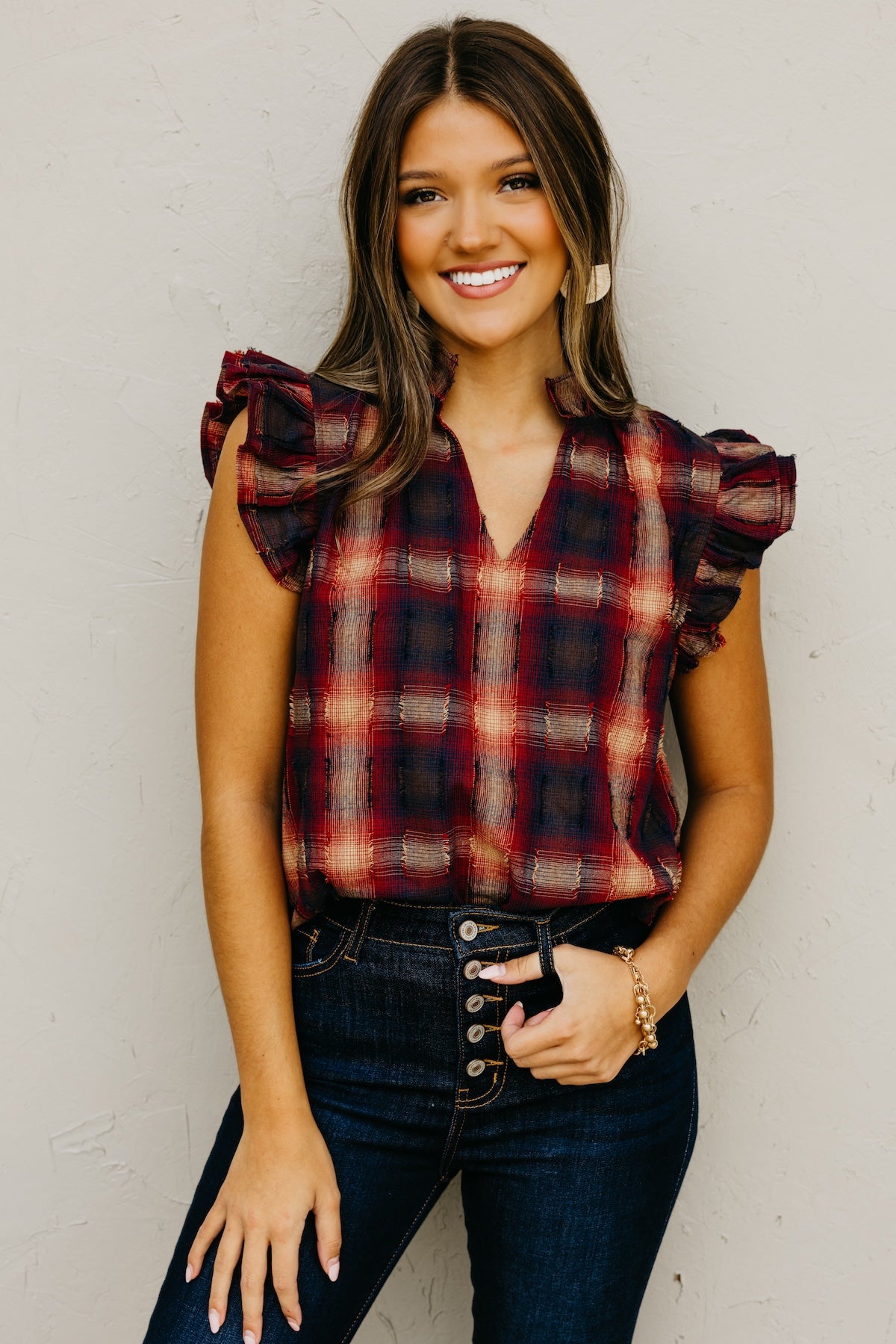 The Patrick Plaid Top