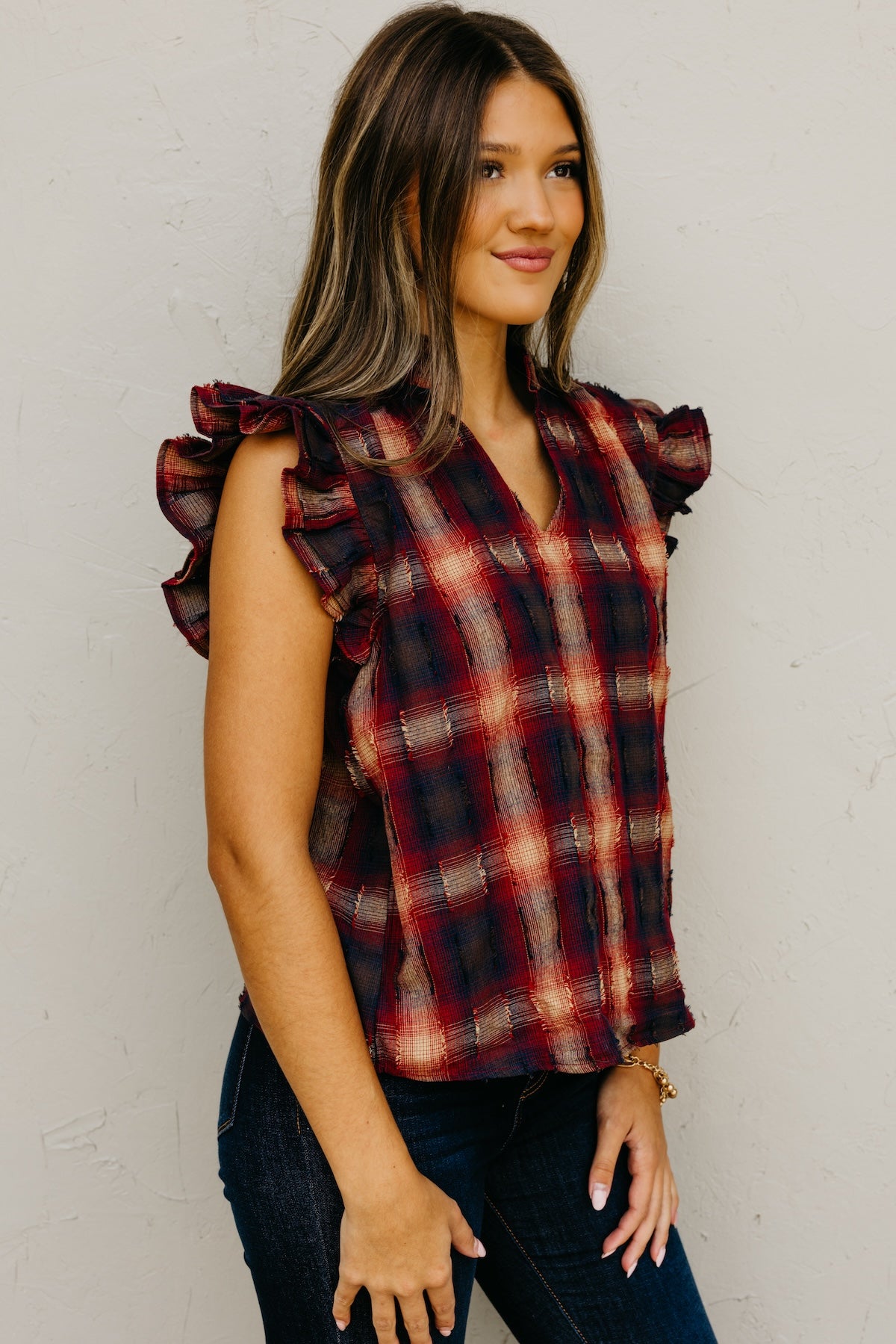 The Patrick Plaid Top
