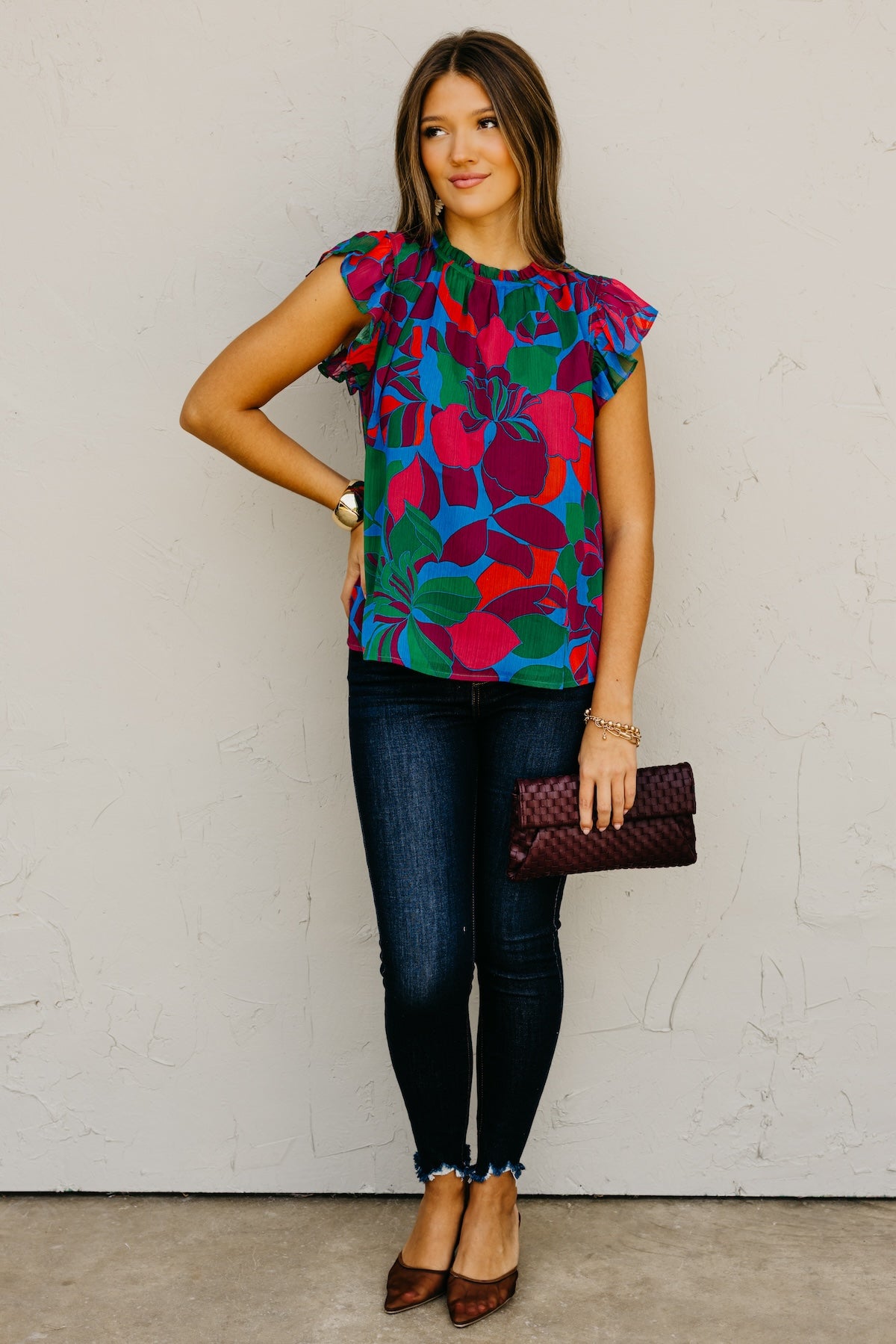 The Kaeli Floral Blouse