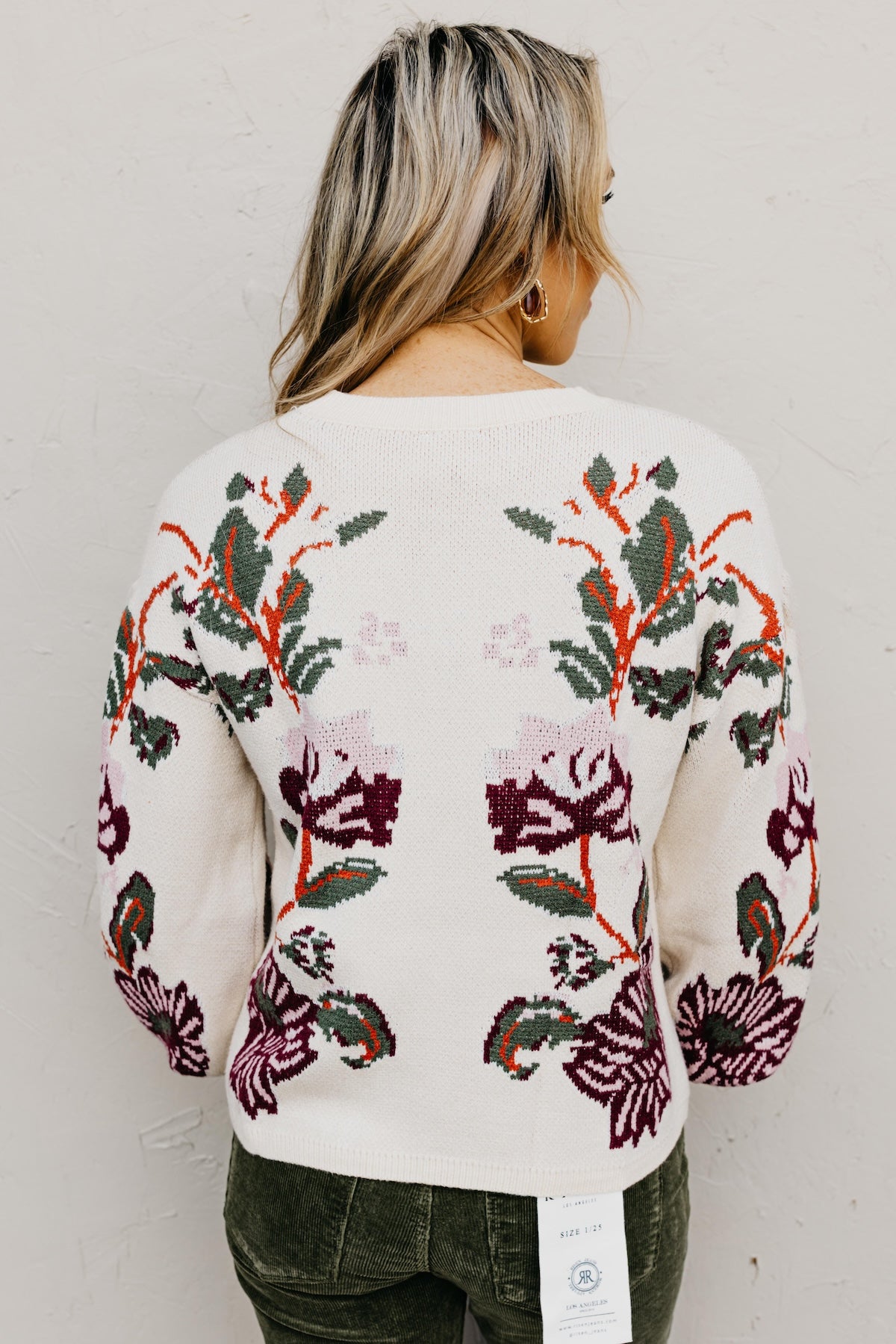 The Khandiss Floral Sweater