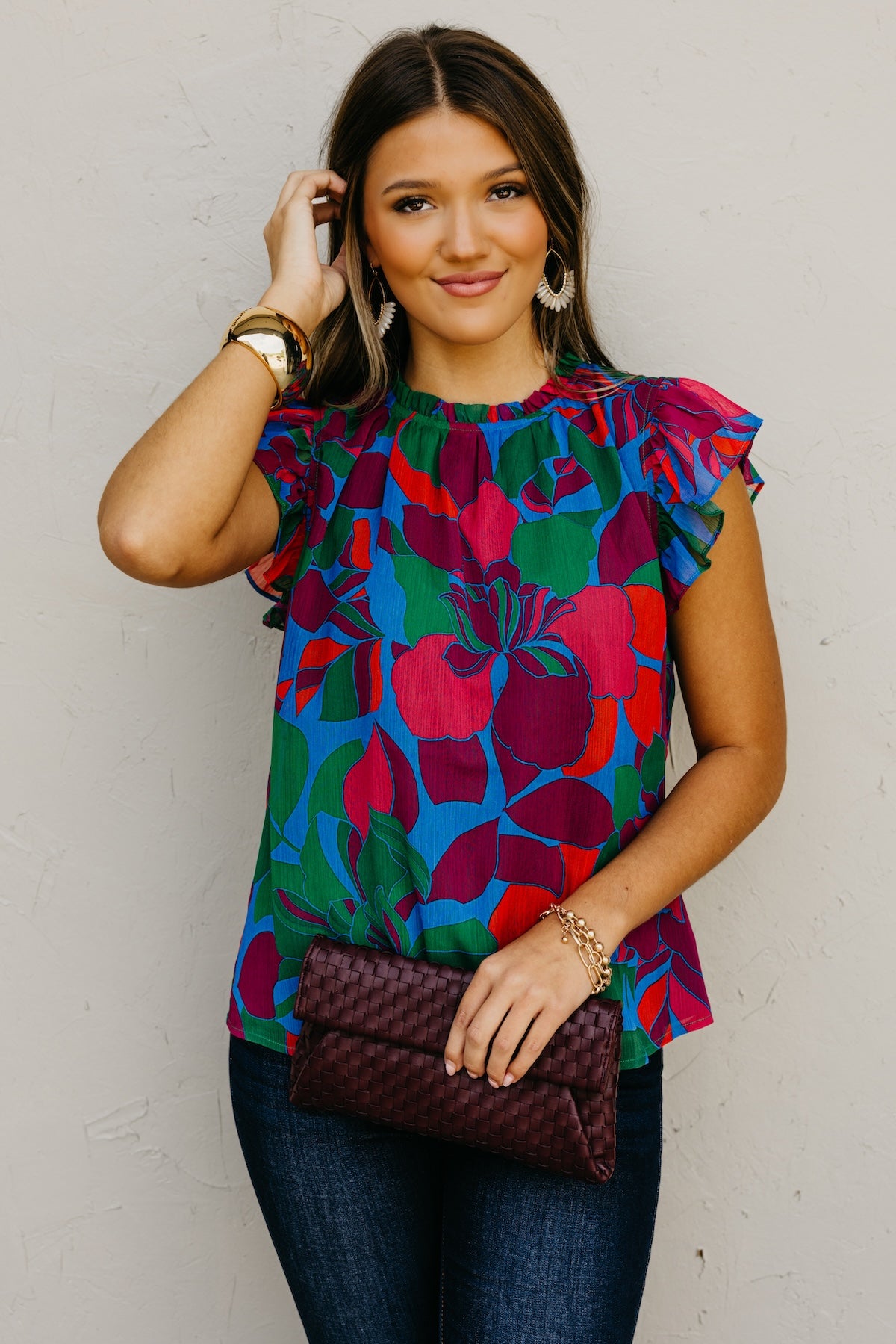 The Kaeli Floral Blouse