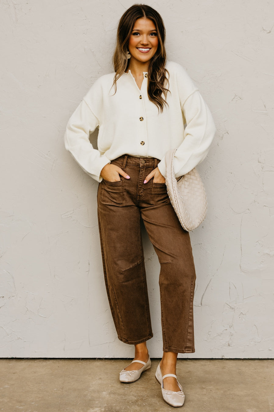 The Rhea Button-Front Cardigan Sweater