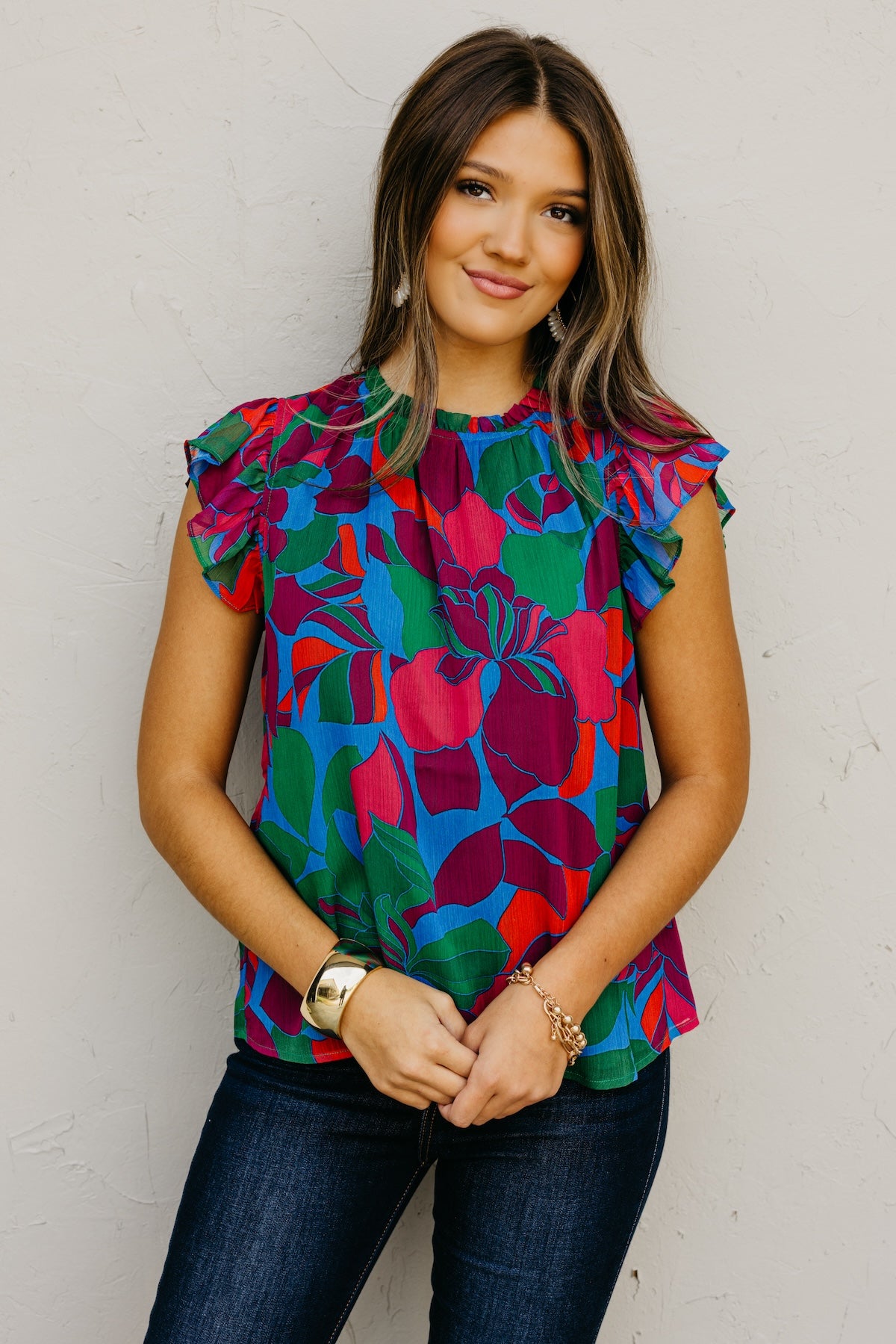 The Kaeli Floral Blouse
