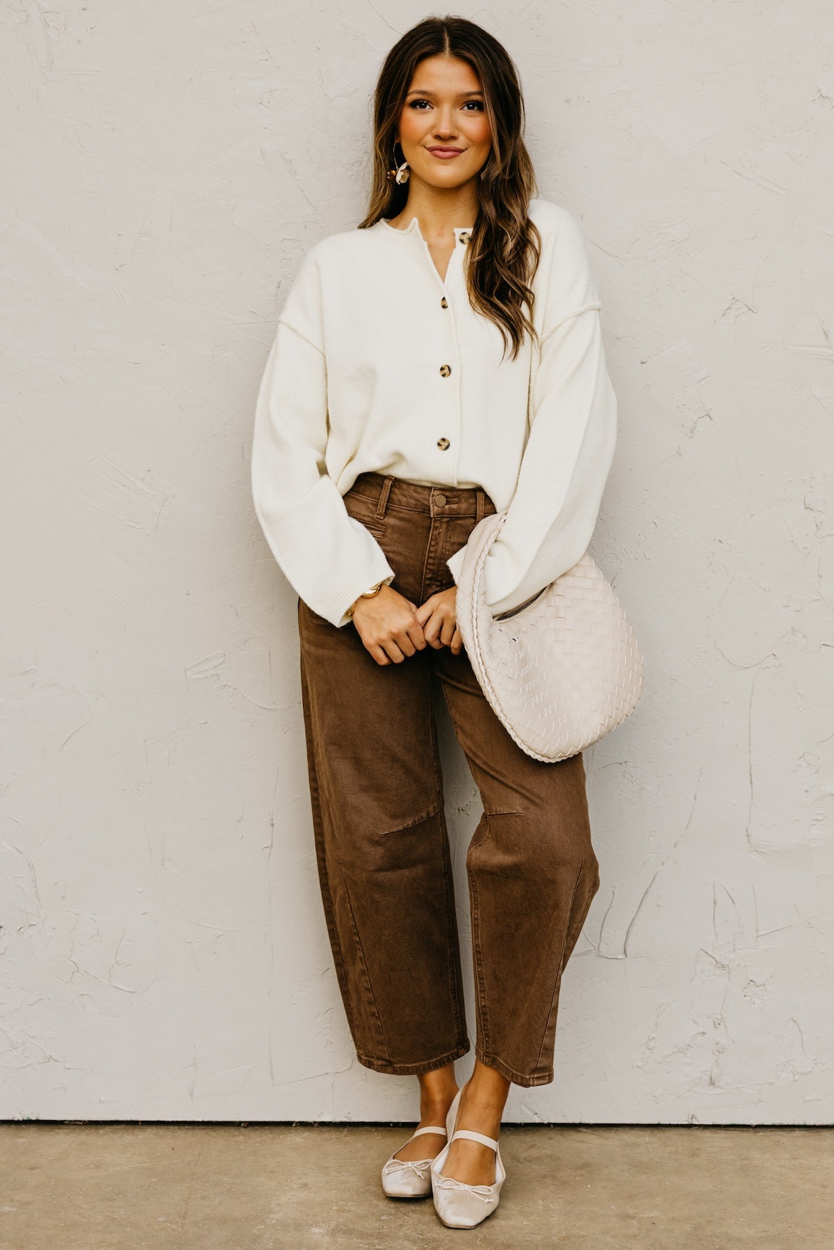 The Rhea Button-Front Cardigan Sweater