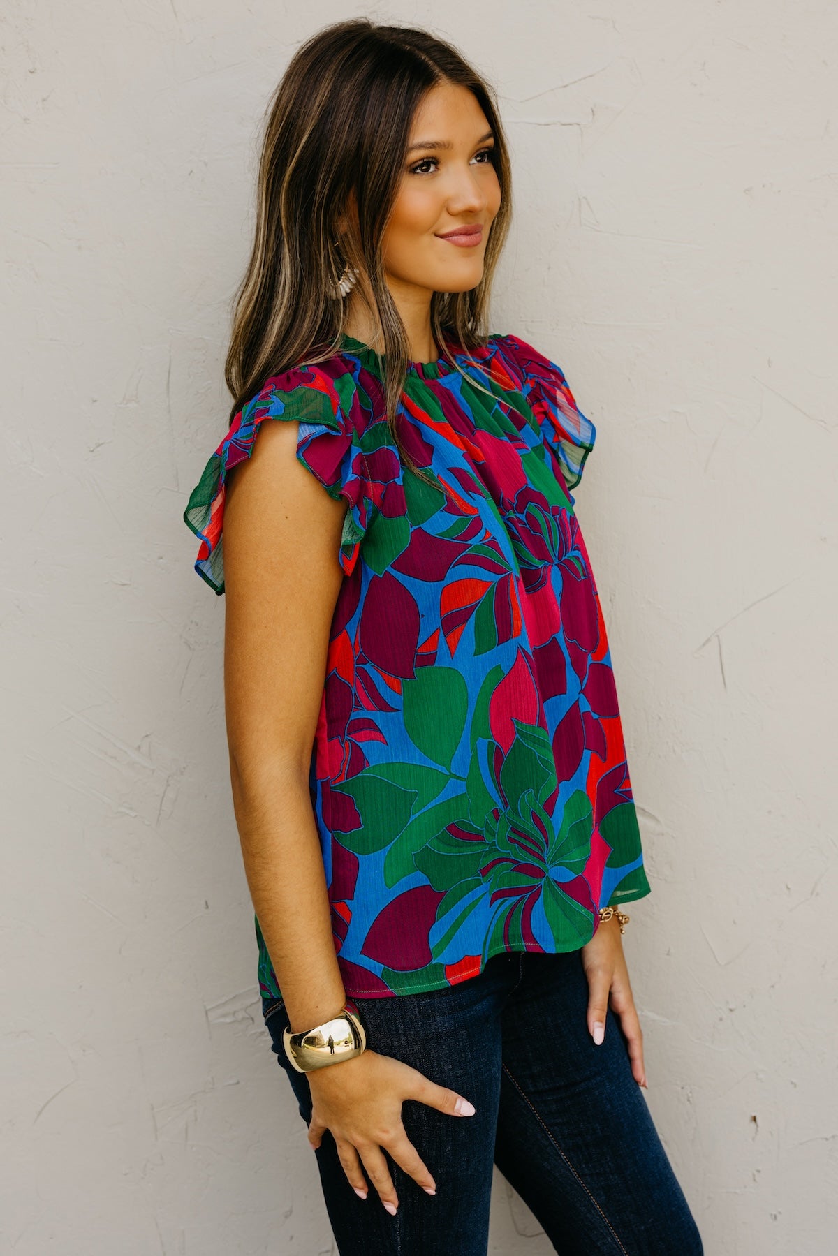 The Kaeli Floral Blouse