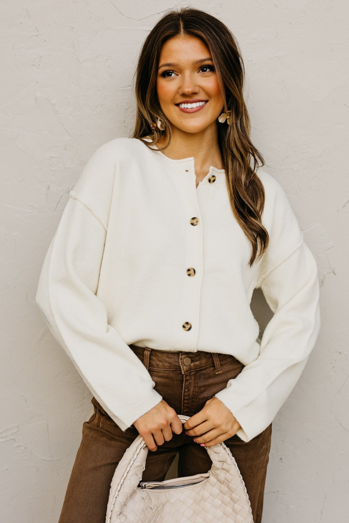 The Rhea Button-Front Cardigan Sweater