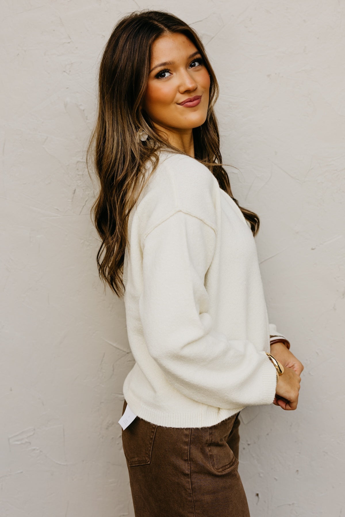 The Rhea Button-Front Cardigan Sweater