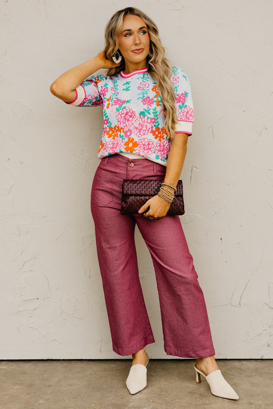The Klarisa Floral Knit Top