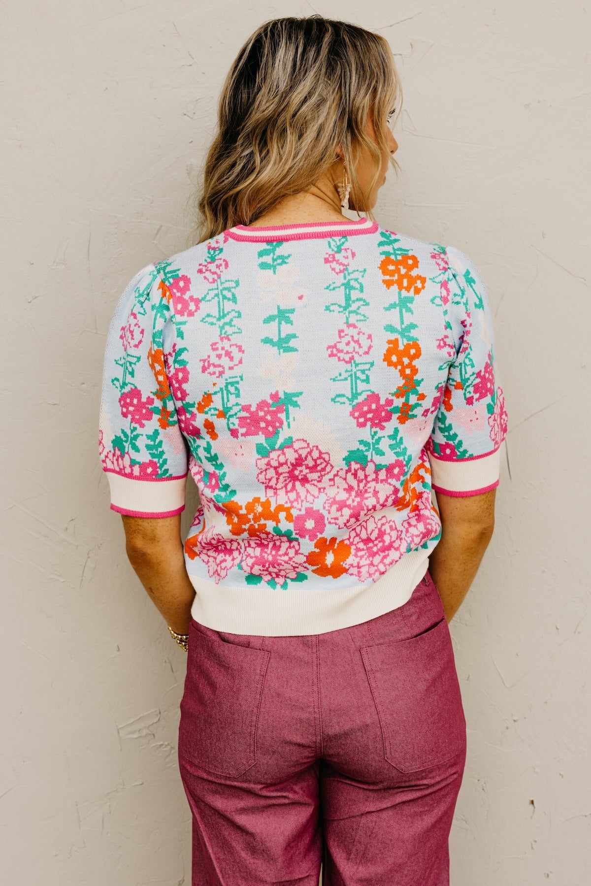 The Klarisa Floral Knit Top