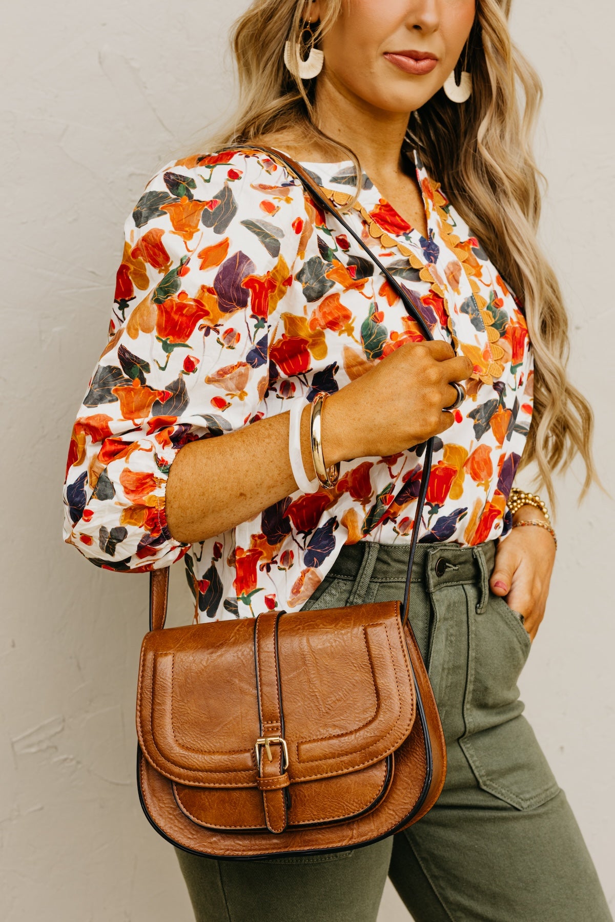 The Blair Foldover Buckle Crossbody