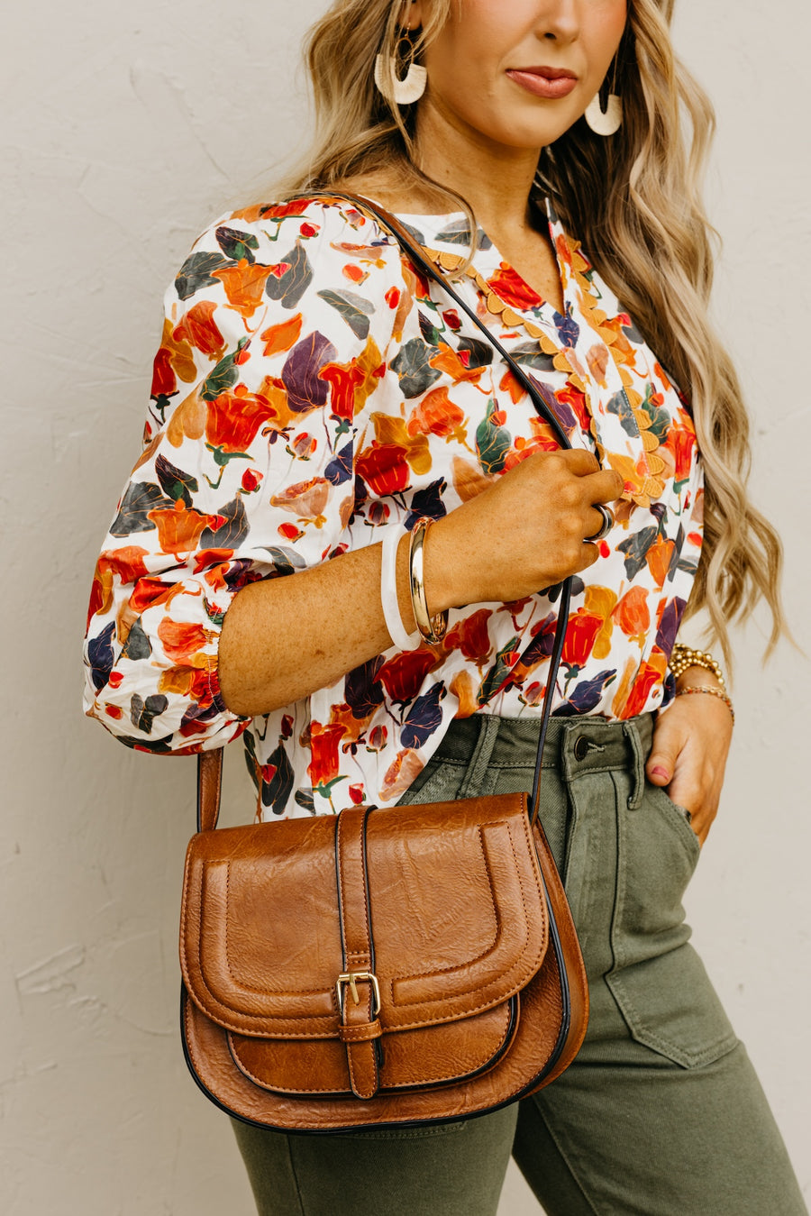 The Blair Foldover Buckle Crossbody